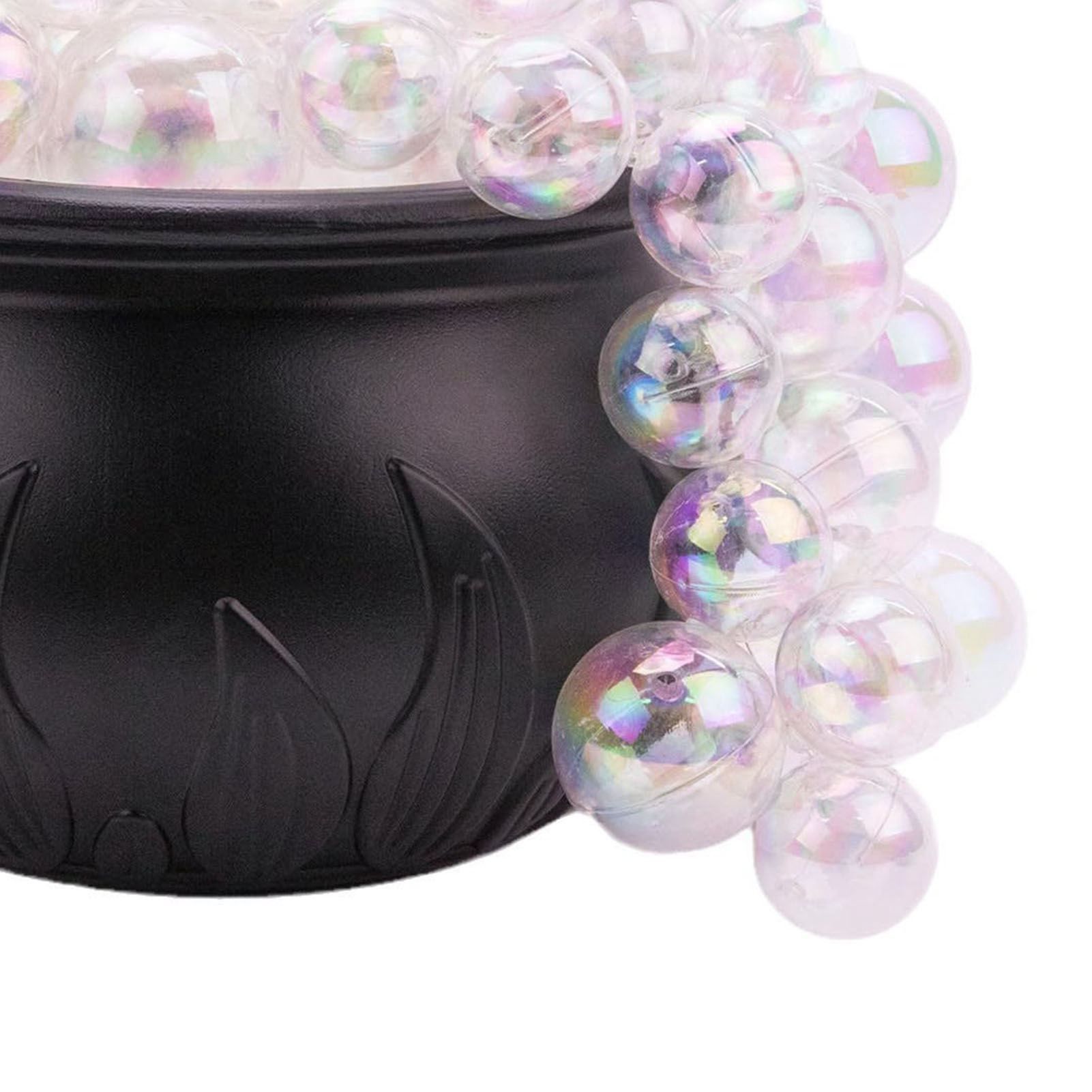 Purple Bubble Witch Jar Candy Jar Vintage Plastic Bubbling Cauldron Festival view 2