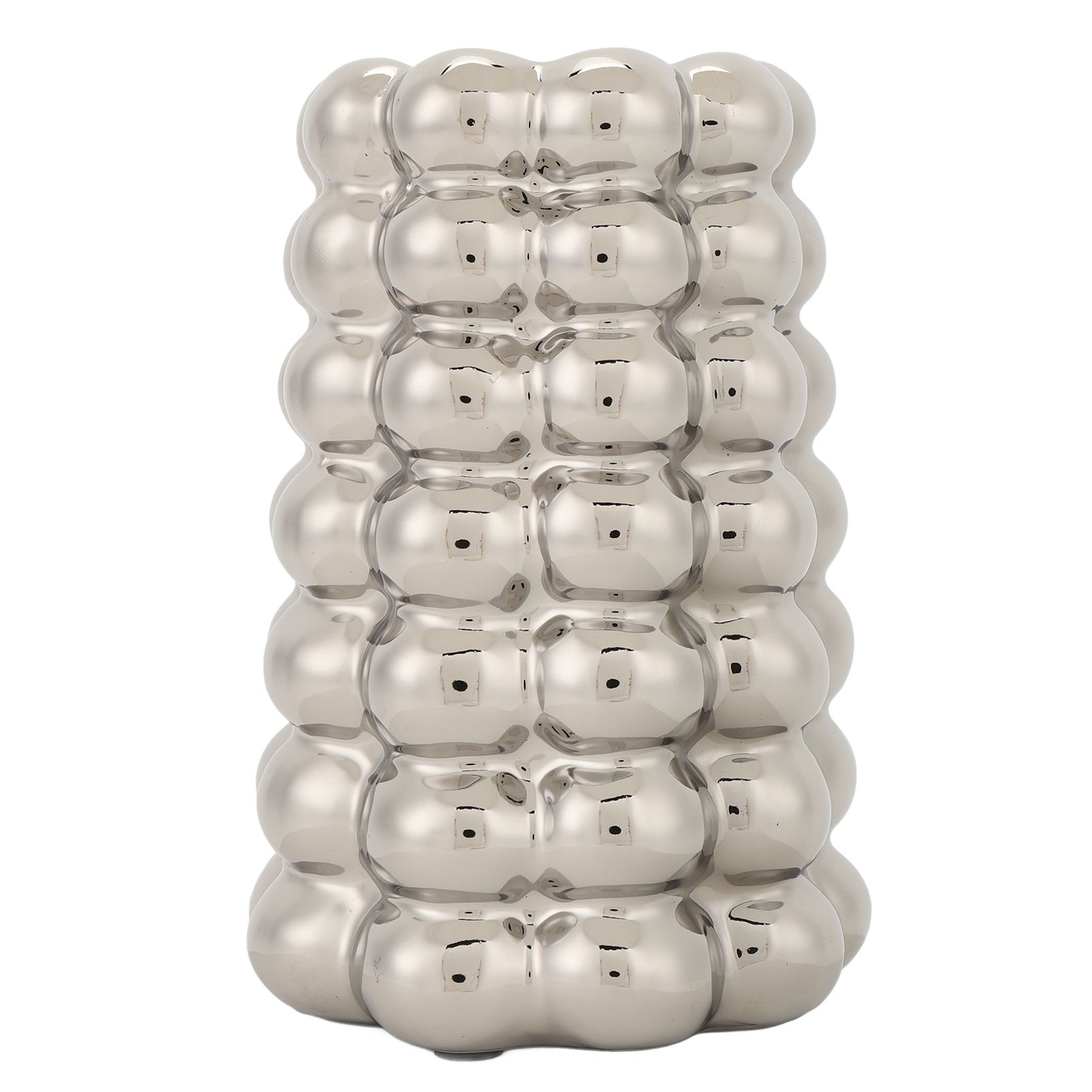 Plating Bubble Ceramic Vase Decorative Light Luxury Unique Bubble Flower Pot view 3