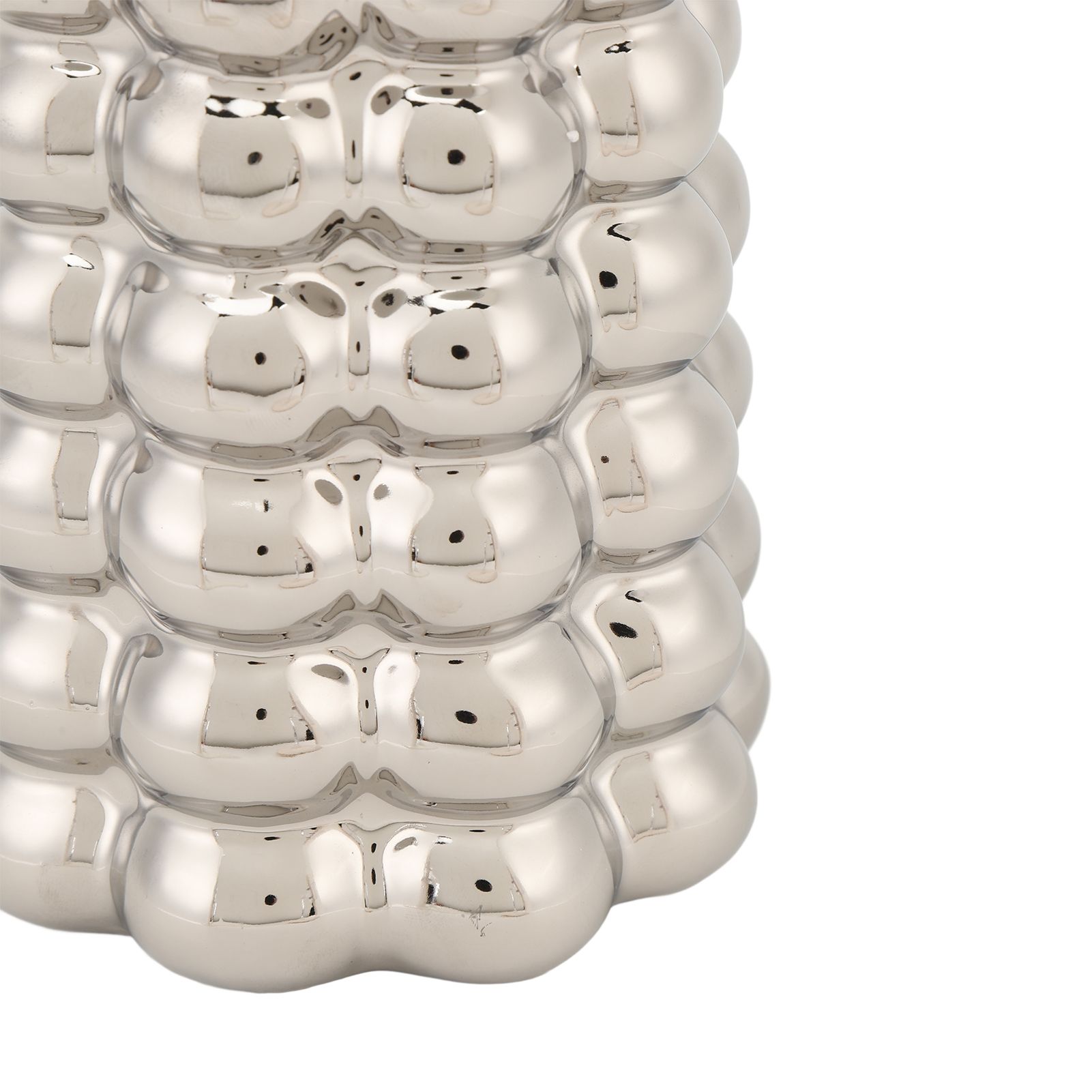 Plating Bubble Ceramic Vase Decorative Light Luxury Unique Bubble Flower Pot view 7