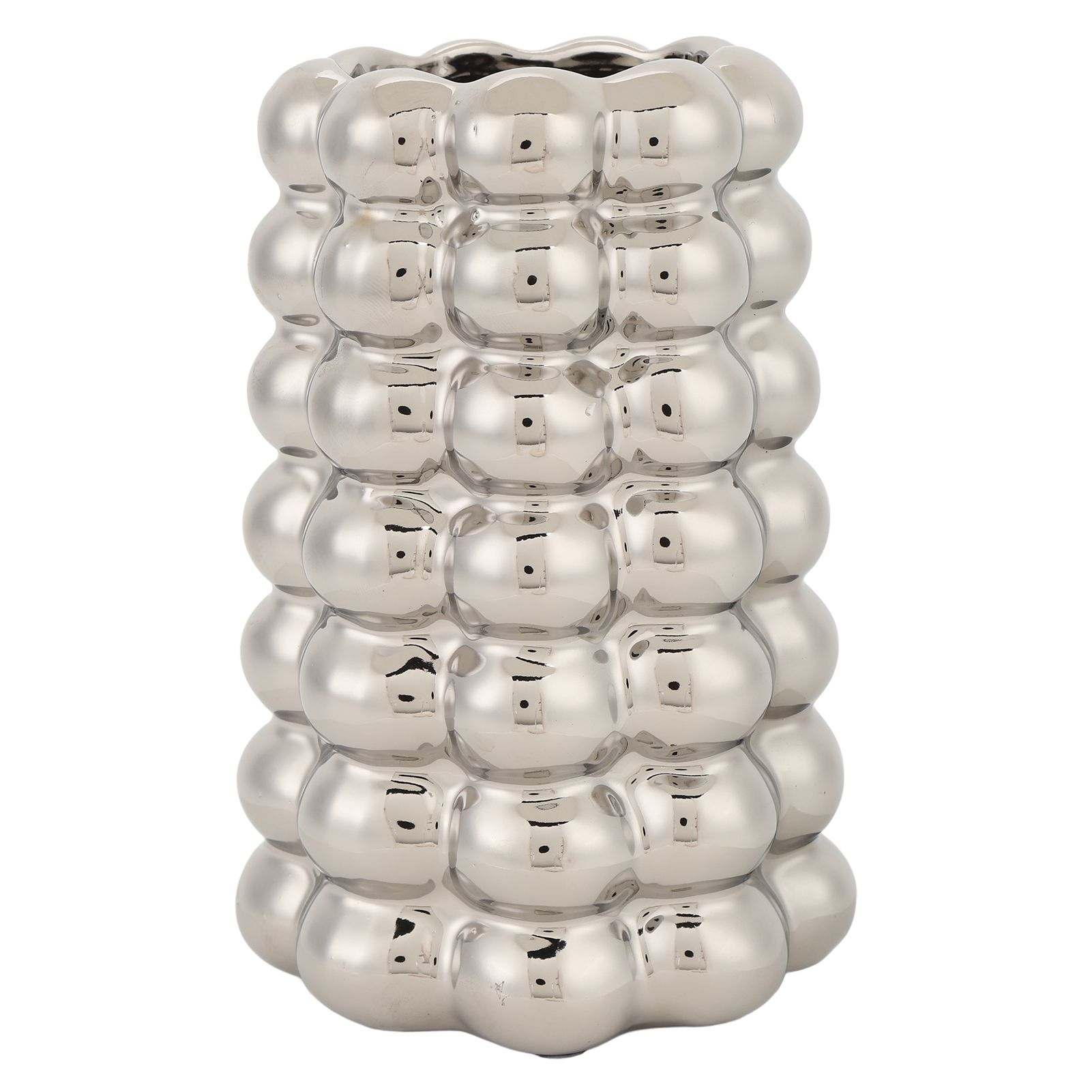 Plating Bubble Ceramic Vase Decorative Light Luxury Unique Bubble Flower Pot view 8
