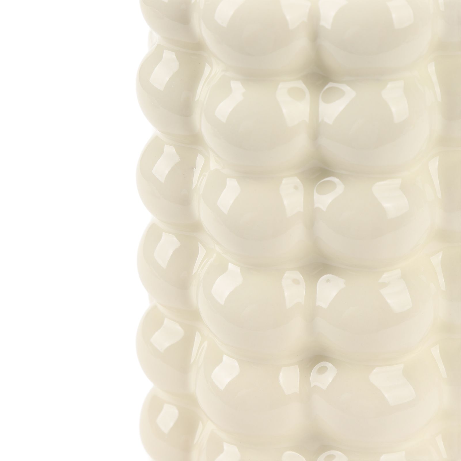 Plating Bubble Ceramic Vase Decorative Light Luxury Unique Bubble Flower Pot view 2