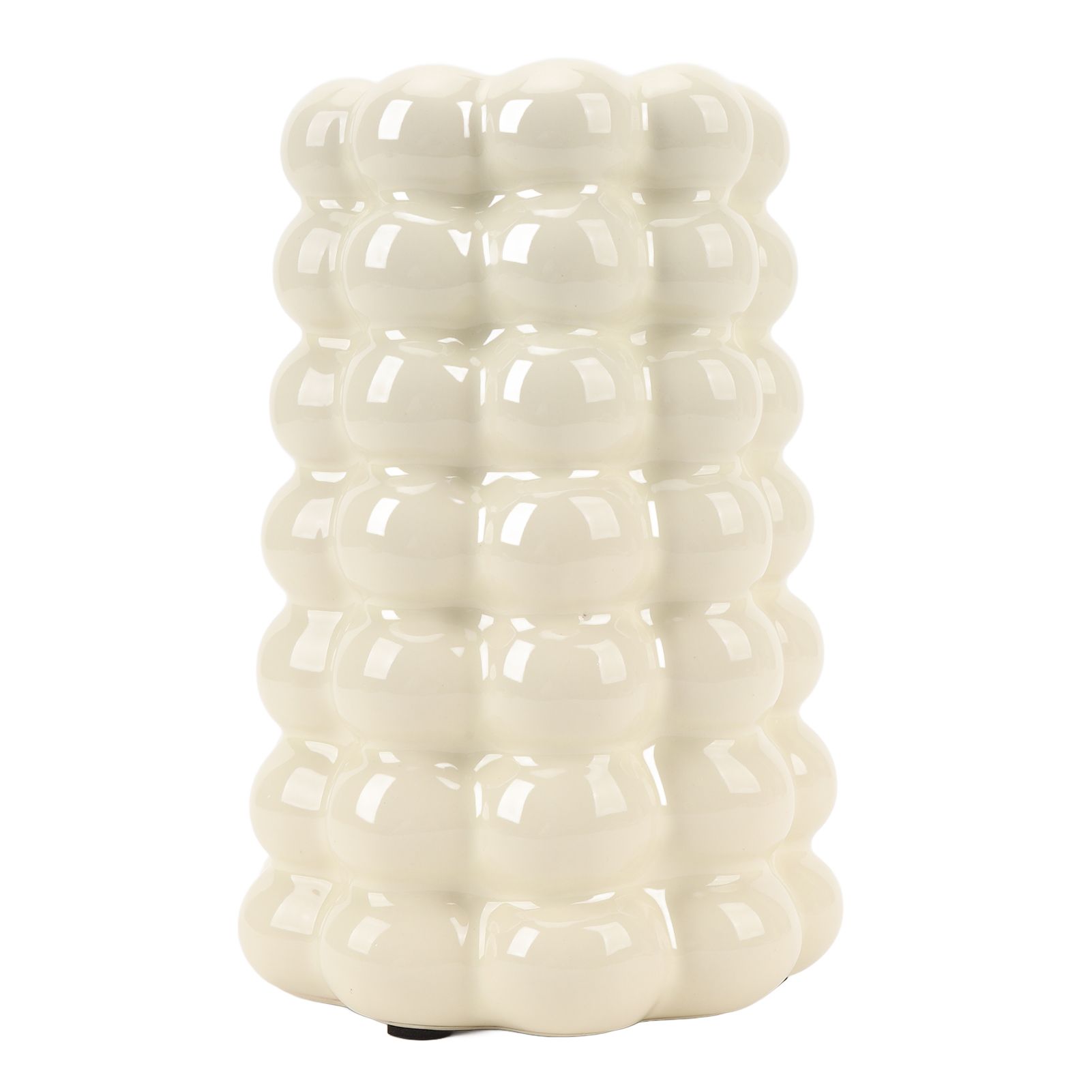 Plating Bubble Ceramic Vase Decorative Light Luxury Unique Bubble Flower Pot view 3