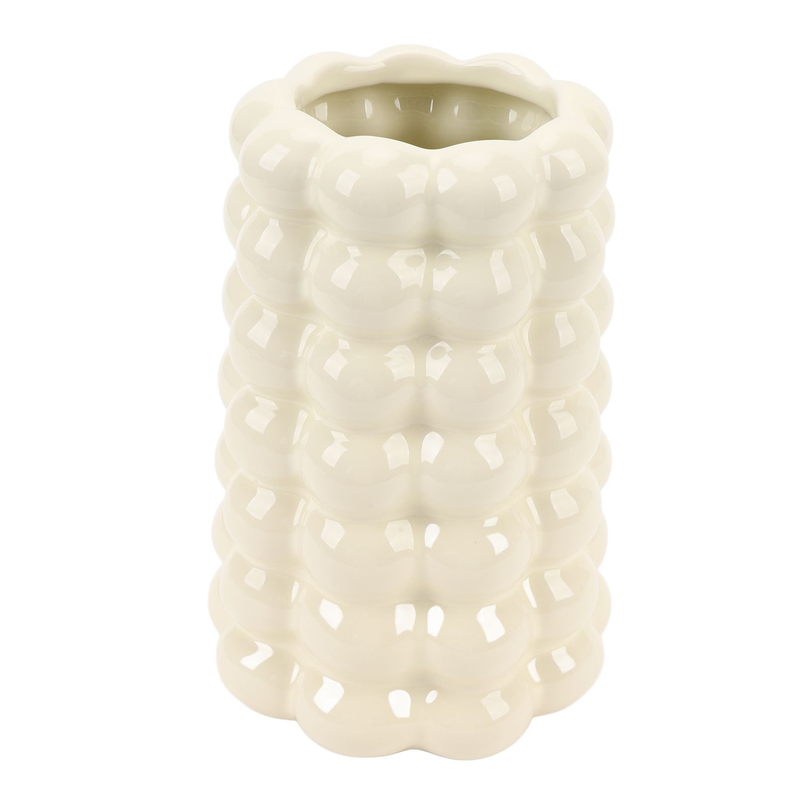 Plating Bubble Ceramic Vase Decorative Light Luxury Unique Bubble Flower Pot view 6