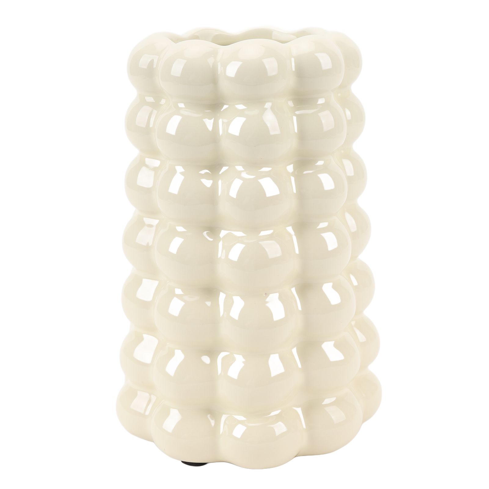 Plating Bubble Ceramic Vase Decorative Light Luxury Unique Bubble Flower Pot view 8