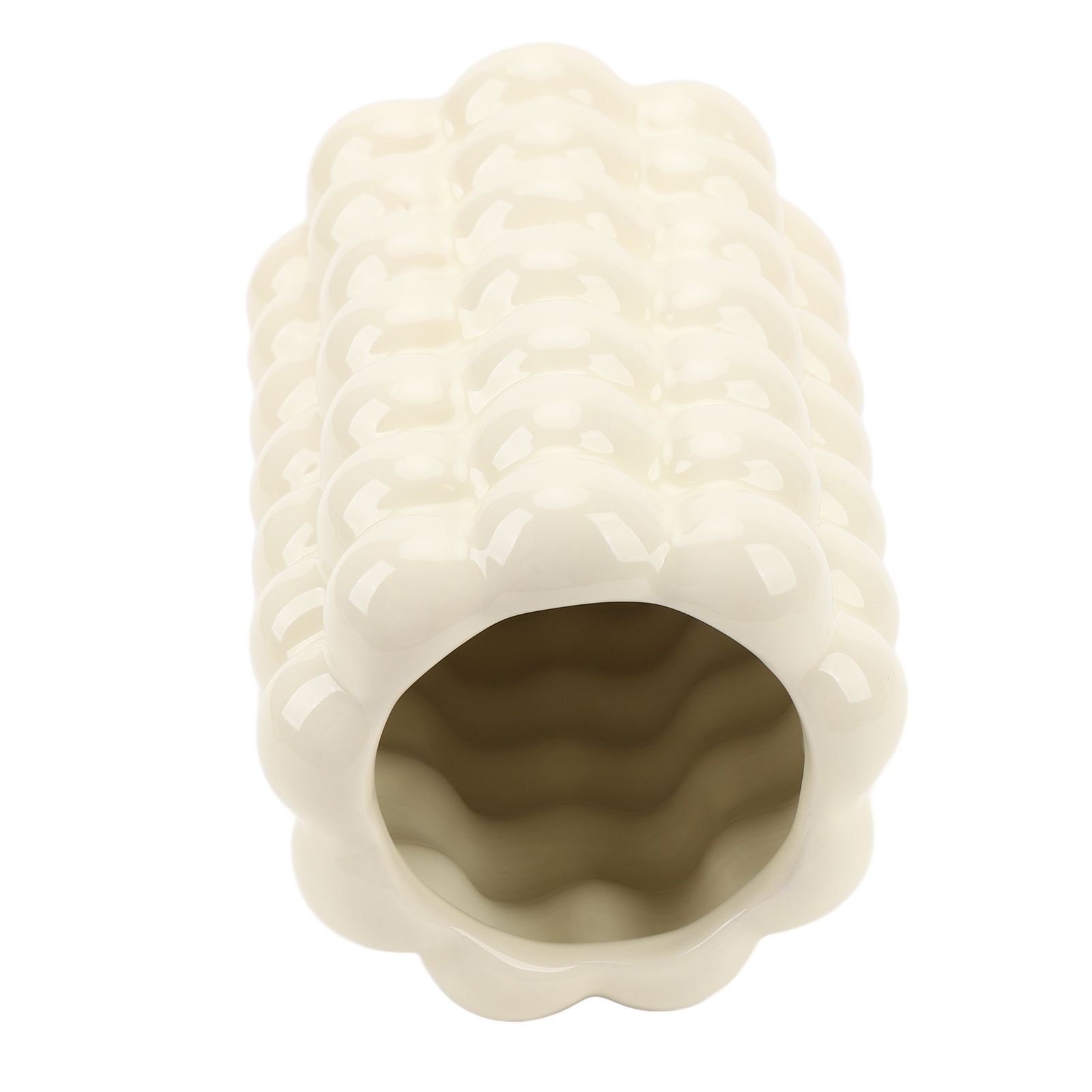 Plating Bubble Ceramic Vase Decorative Light Luxury Unique Bubble Flower Pot view 9