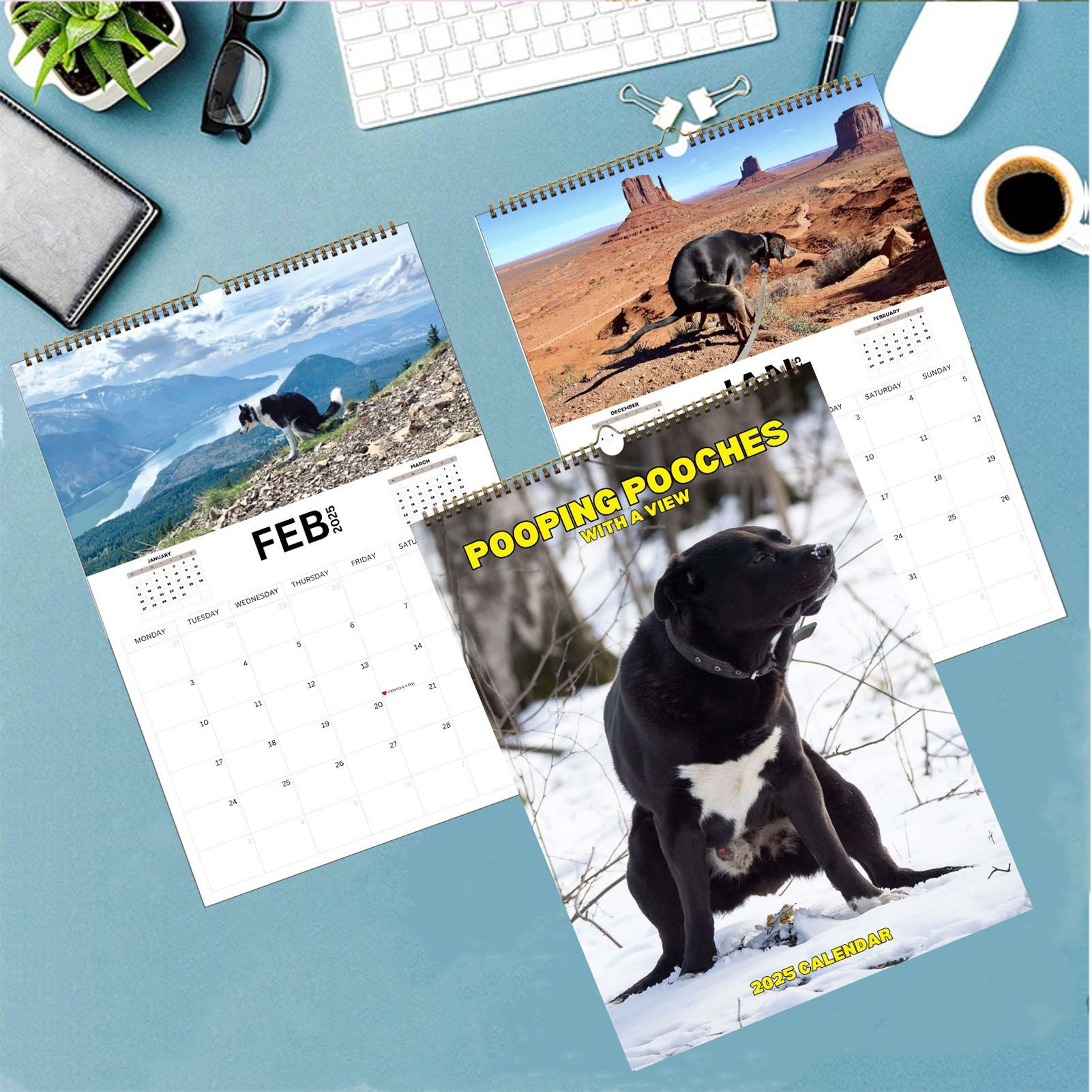2025 Wall Hanging Calendar Delicate Stylish Wall Calender for Living Room view 8