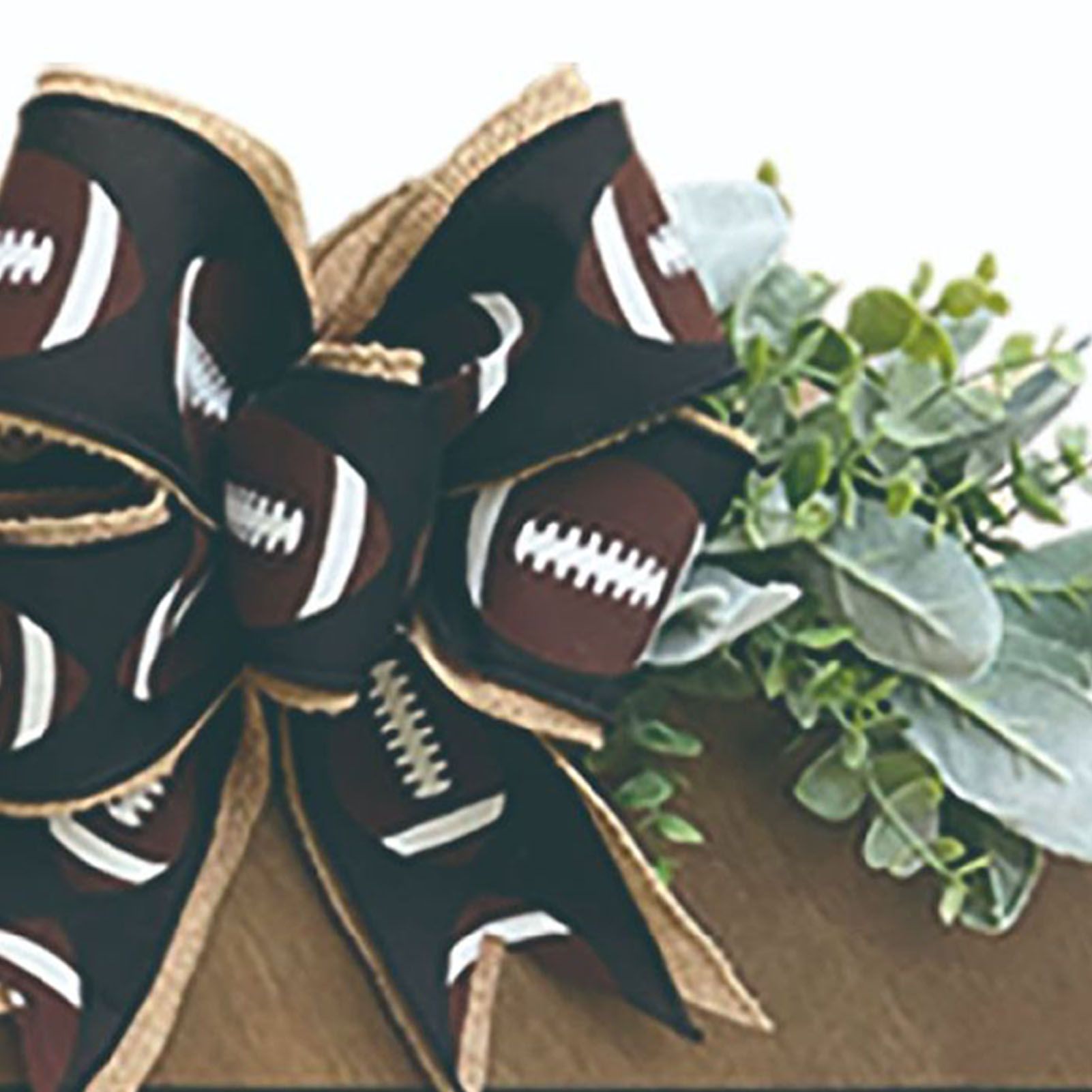 Front Door Sign Wooden Xmas Football Front Door Hanging Plaque Decor for Wall view 2