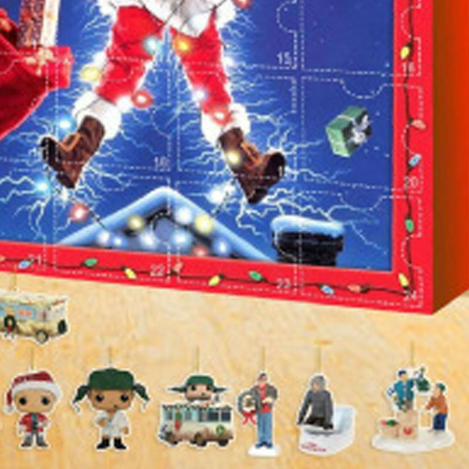 Xmas Advent Calendar Figures Blind Box Acrylic Delicate Cute Xmas Statues view 2