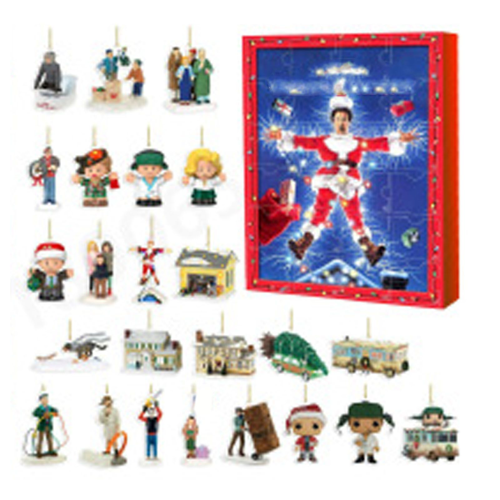 Xmas Advent Calendar Figures Blind Box Acrylic Delicate Cute Xmas Statues view 3