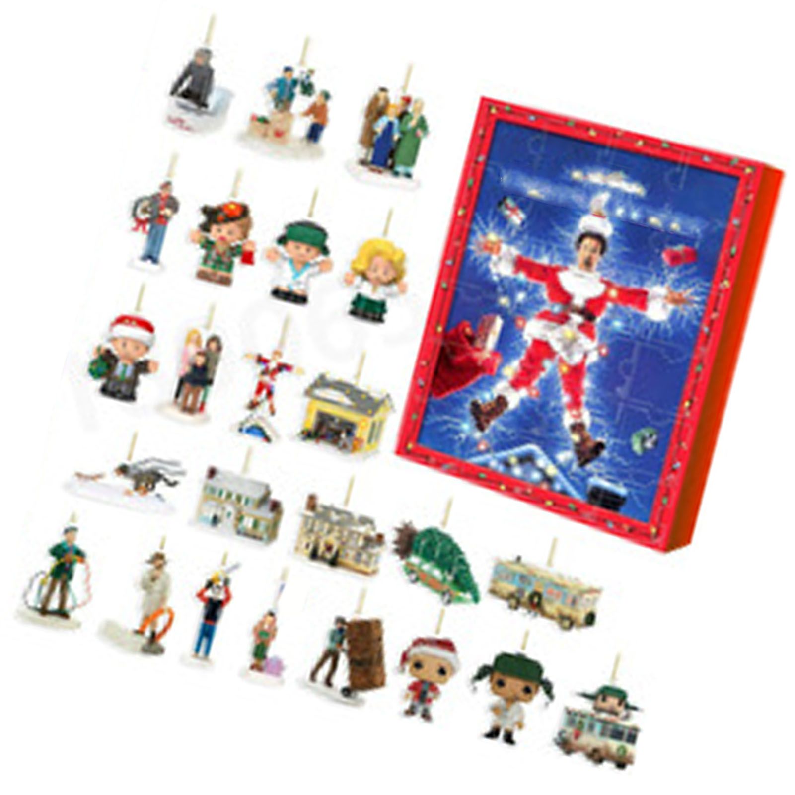 Xmas Advent Calendar Figures Blind Box Acrylic Delicate Cute Xmas Statues view 4