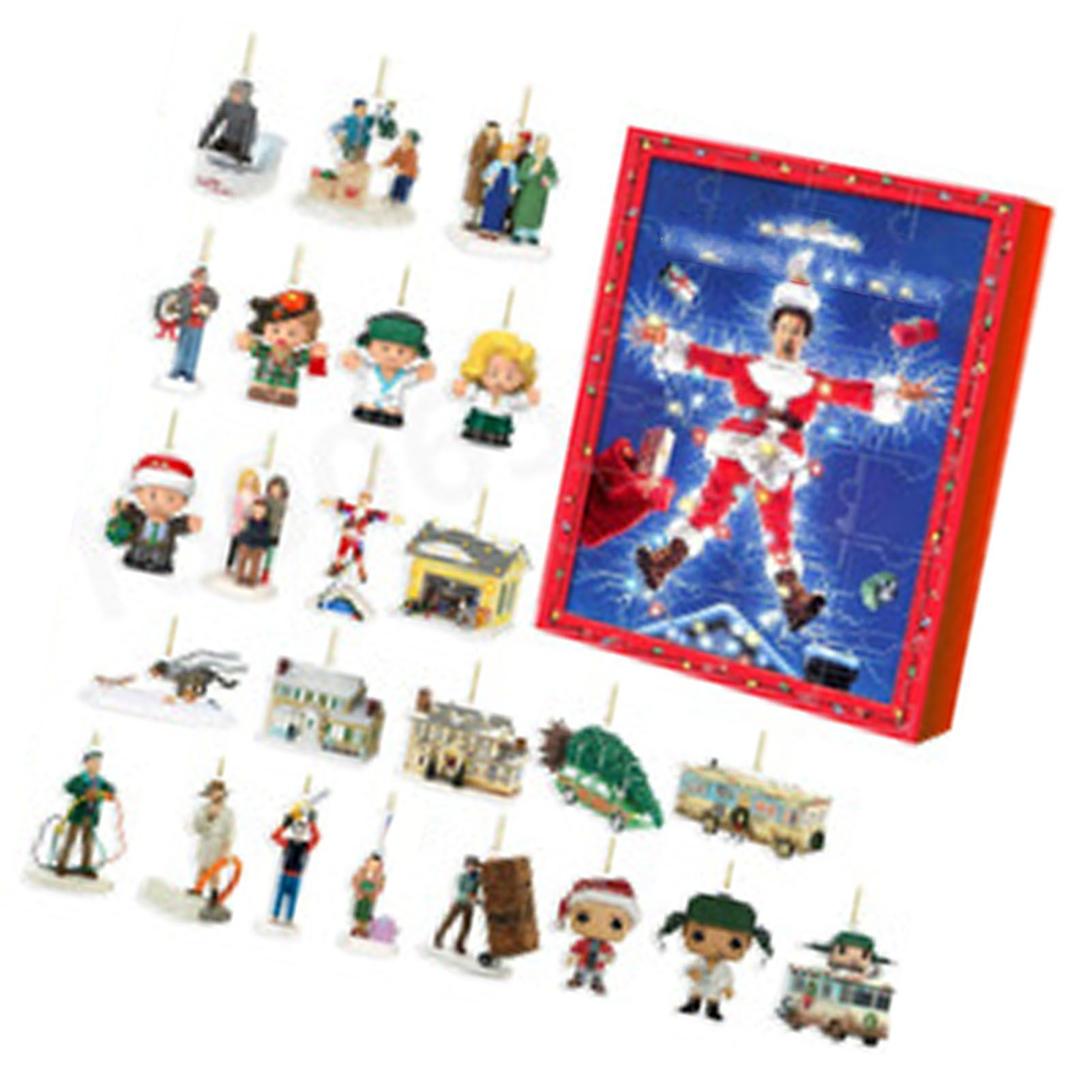 Xmas Advent Calendar Figures Blind Box Acrylic Delicate Cute Xmas Statues view 6