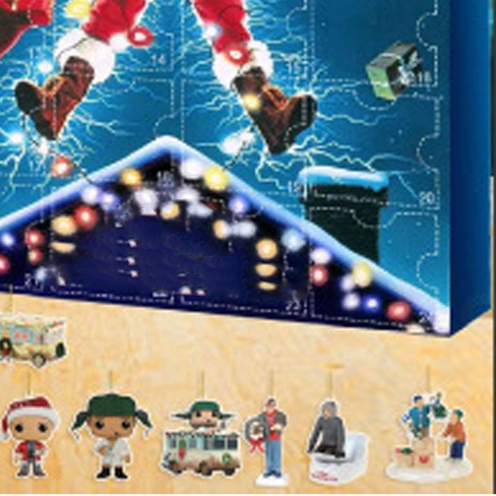 Xmas Advent Calendar Figures Blind Box Acrylic Delicate Cute Xmas Statues view 2
