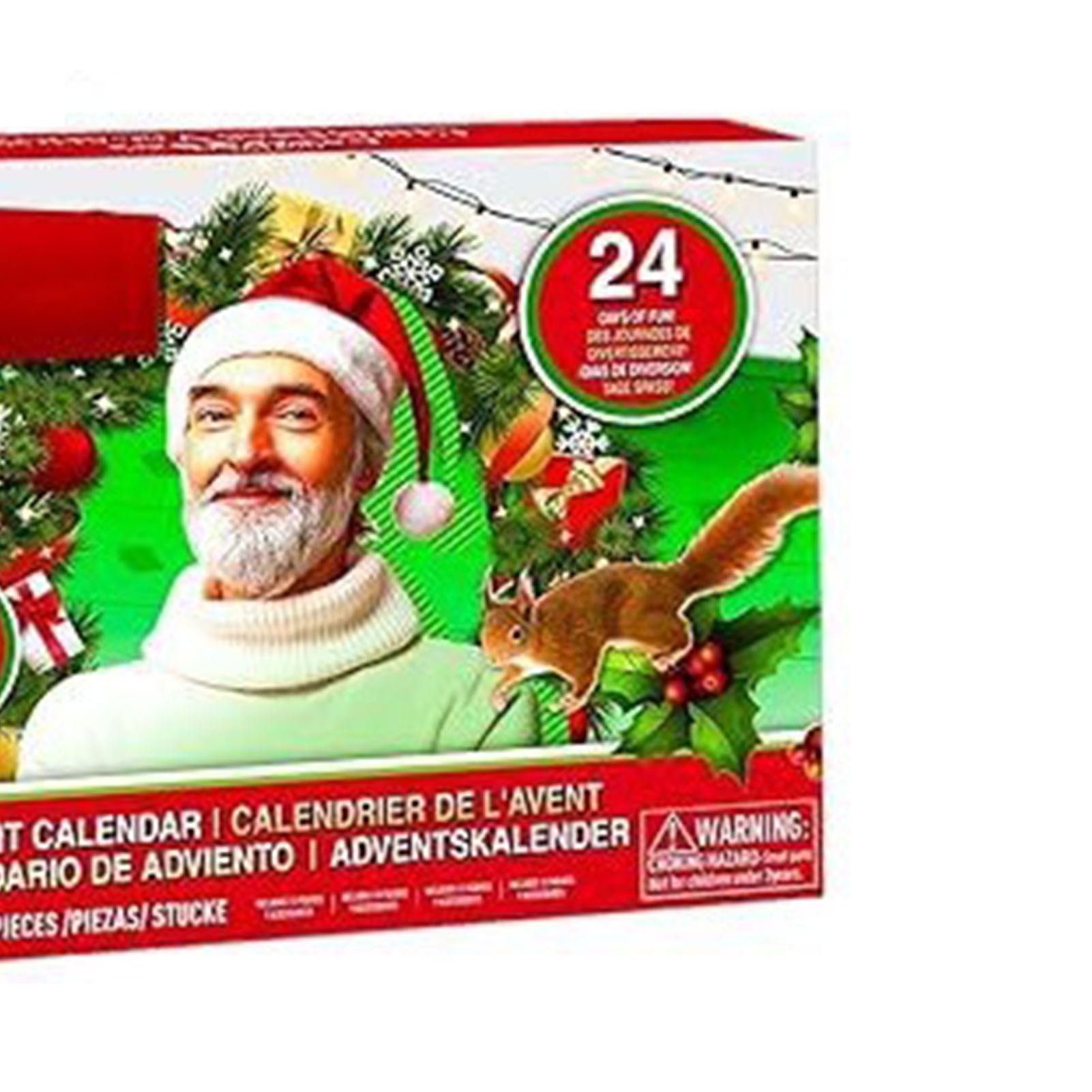 Xmas Advent Calendar Acrylic Xmas Blind Box Countdown Calendar for Holiday and view 2
