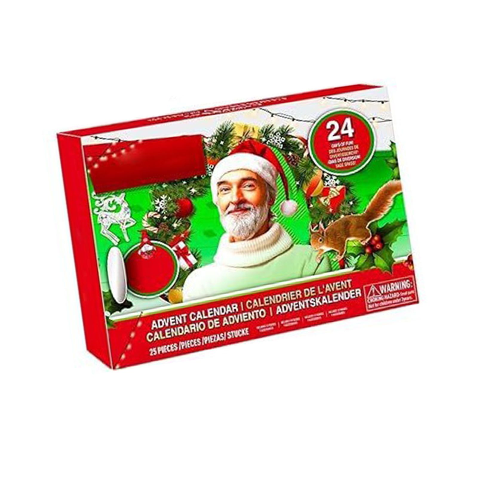 Xmas Advent Calendar Acrylic Xmas Blind Box Countdown Calendar for Holiday and view 7