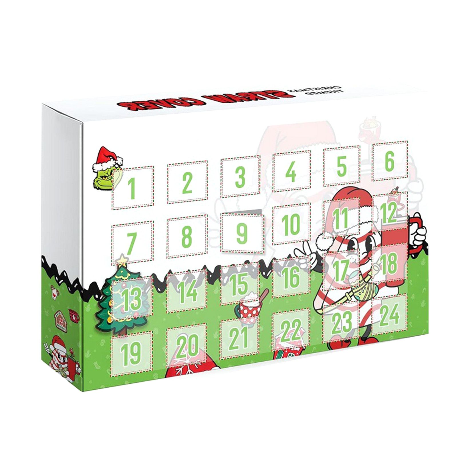 Advent Calendar 2024 Straw Toppers 24 Days of Surprises Xmas Calendars with view 9