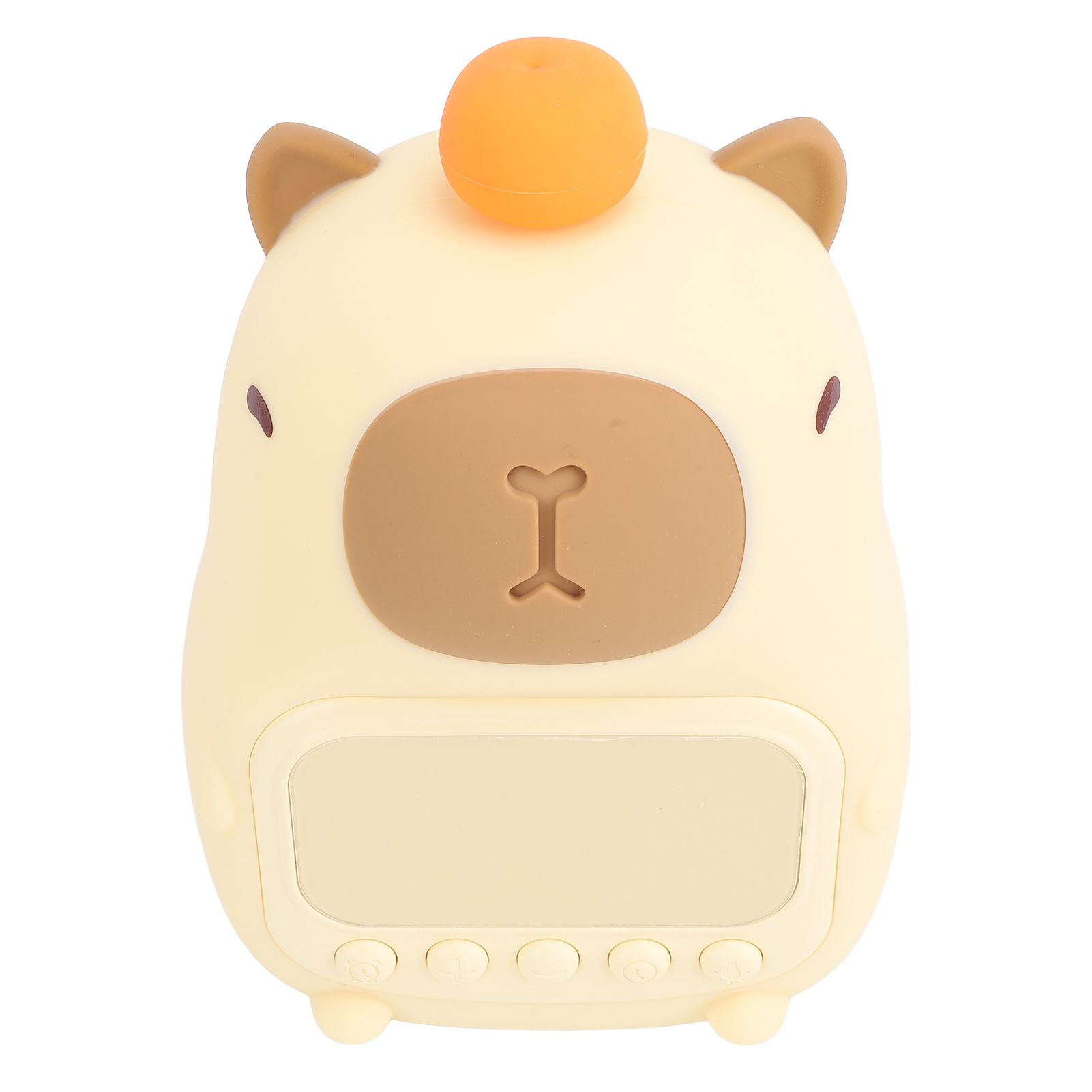 Kids Alarm Clock Night Light Integrated Cute Capybara Clock Dimming Night view 6