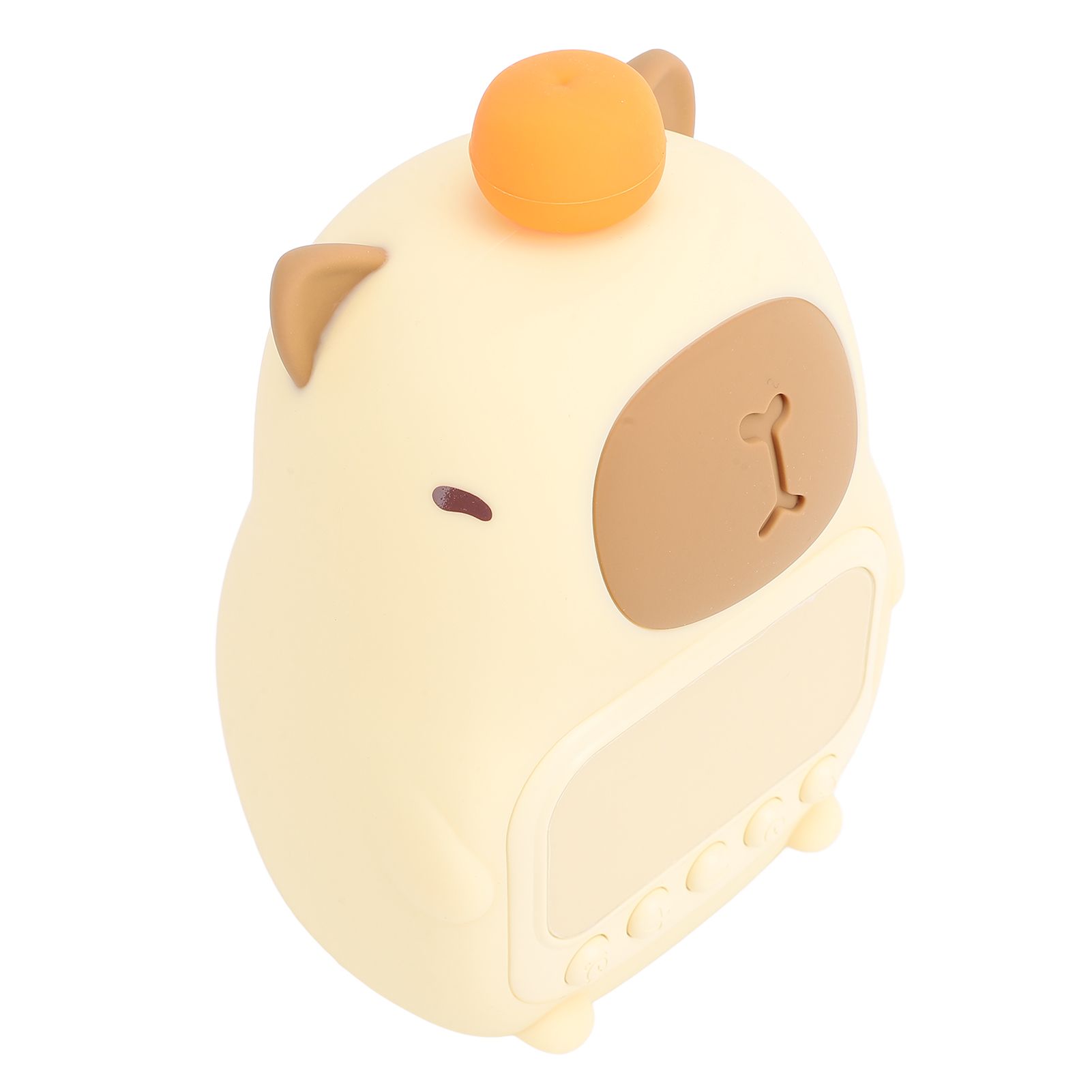 Kids Alarm Clock Night Light Integrated Cute Capybara Clock Dimming Night view 9