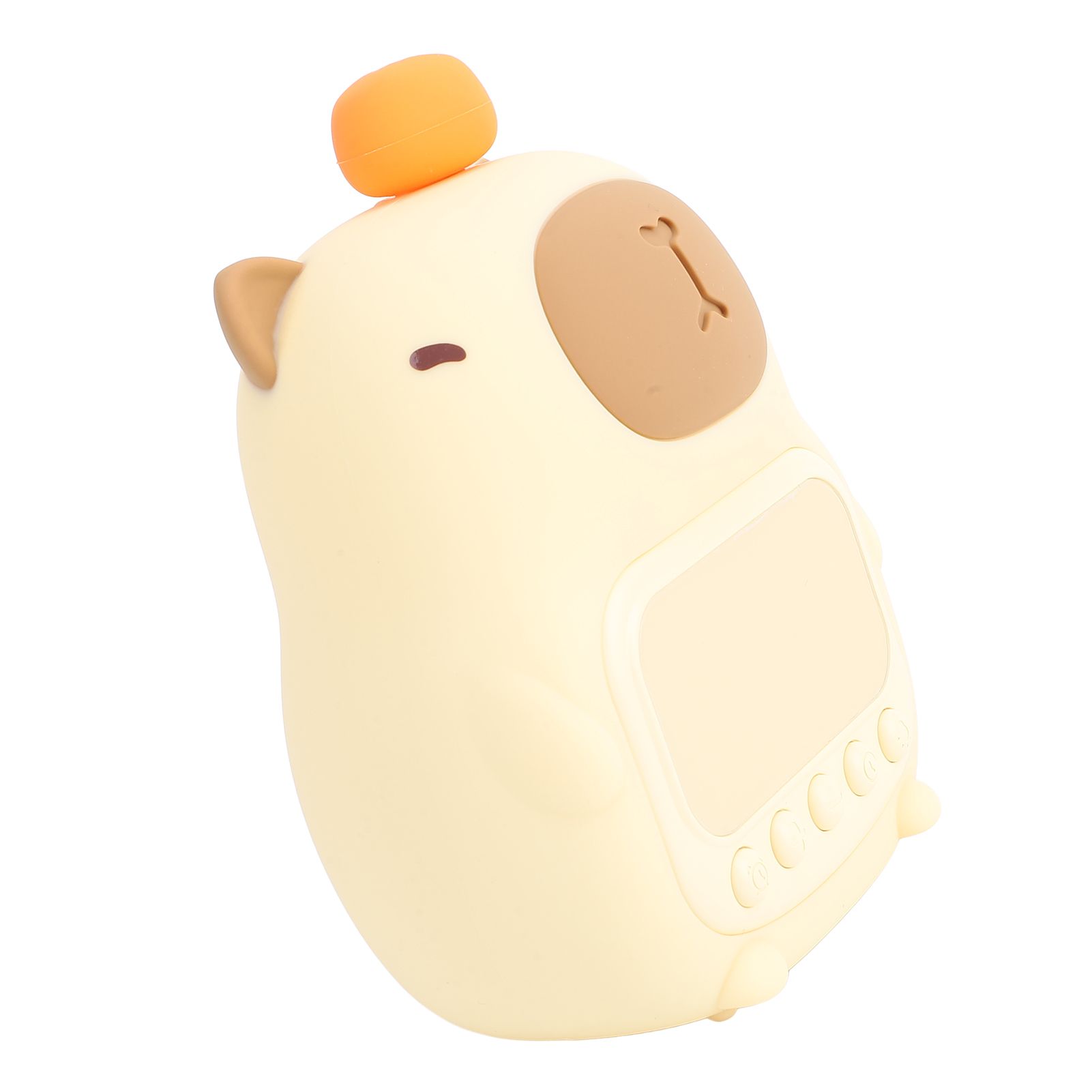 Kids Alarm Clock Night Light Integrated Cute Capybara Clock Dimming Night view 10