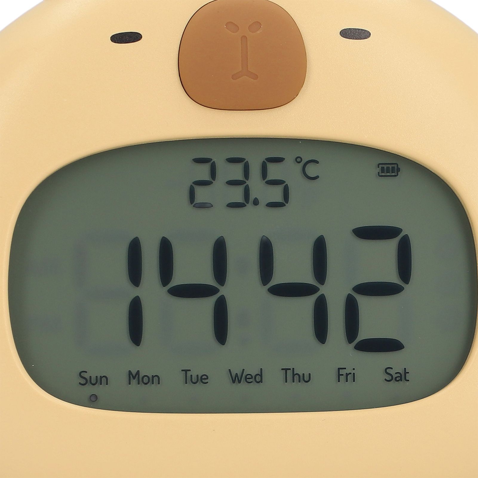Capybara Alarm Clock with Night Light Snooze Countdown Multiple Ringtones view 7