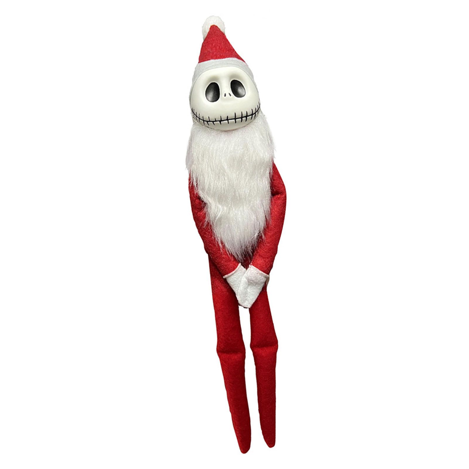 Xmas Skellington Plush Doll Cute Spooky Soft PVC Home Decor Lifelike Stuffed view 4