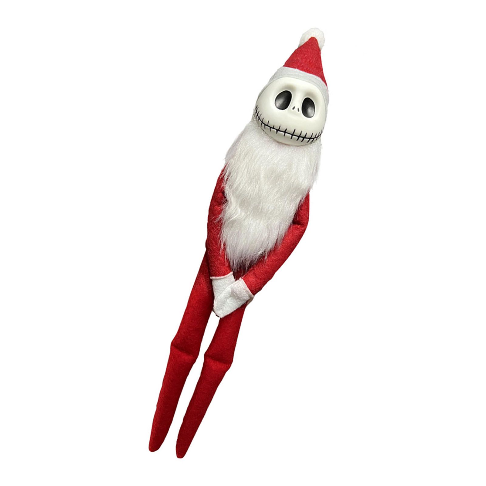 Xmas Skellington Plush Doll Cute Spooky Soft PVC Home Decor Lifelike Stuffed view 9