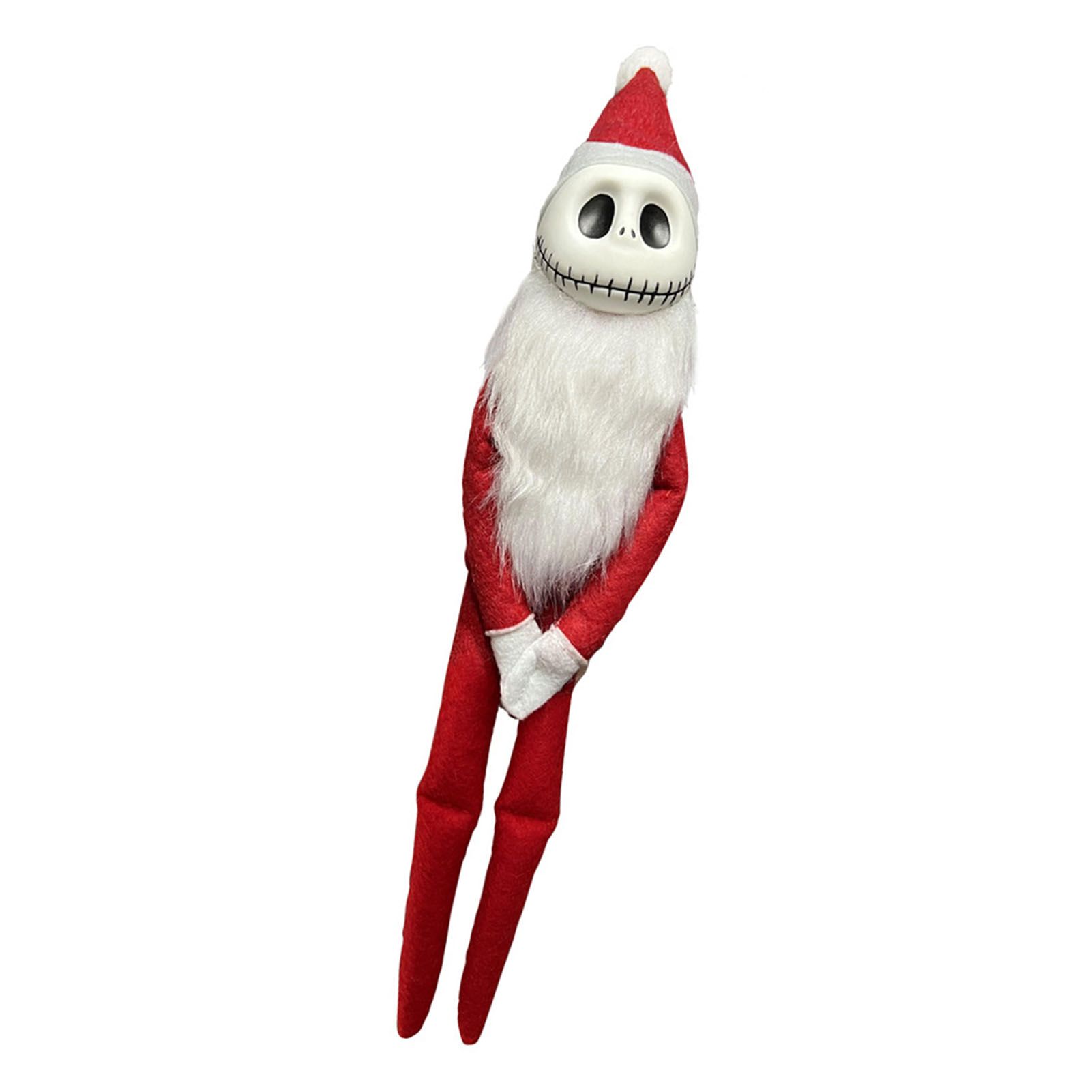 Xmas Skellington Plush Doll Cute Spooky Soft PVC Home Decor Lifelike Stuffed view 10