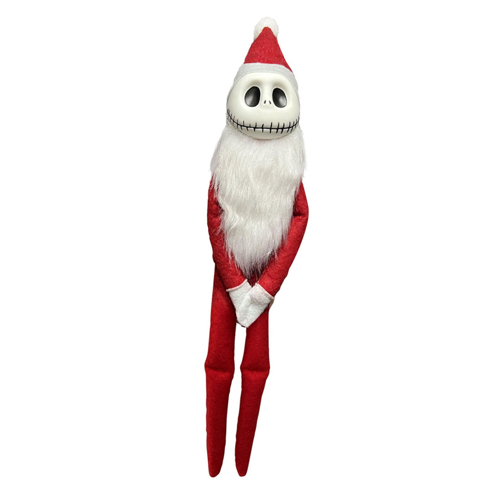 Xmas Skellington Plush Doll Cute Spooky Soft PVC Home Decor Lifelike Stuffed view 11