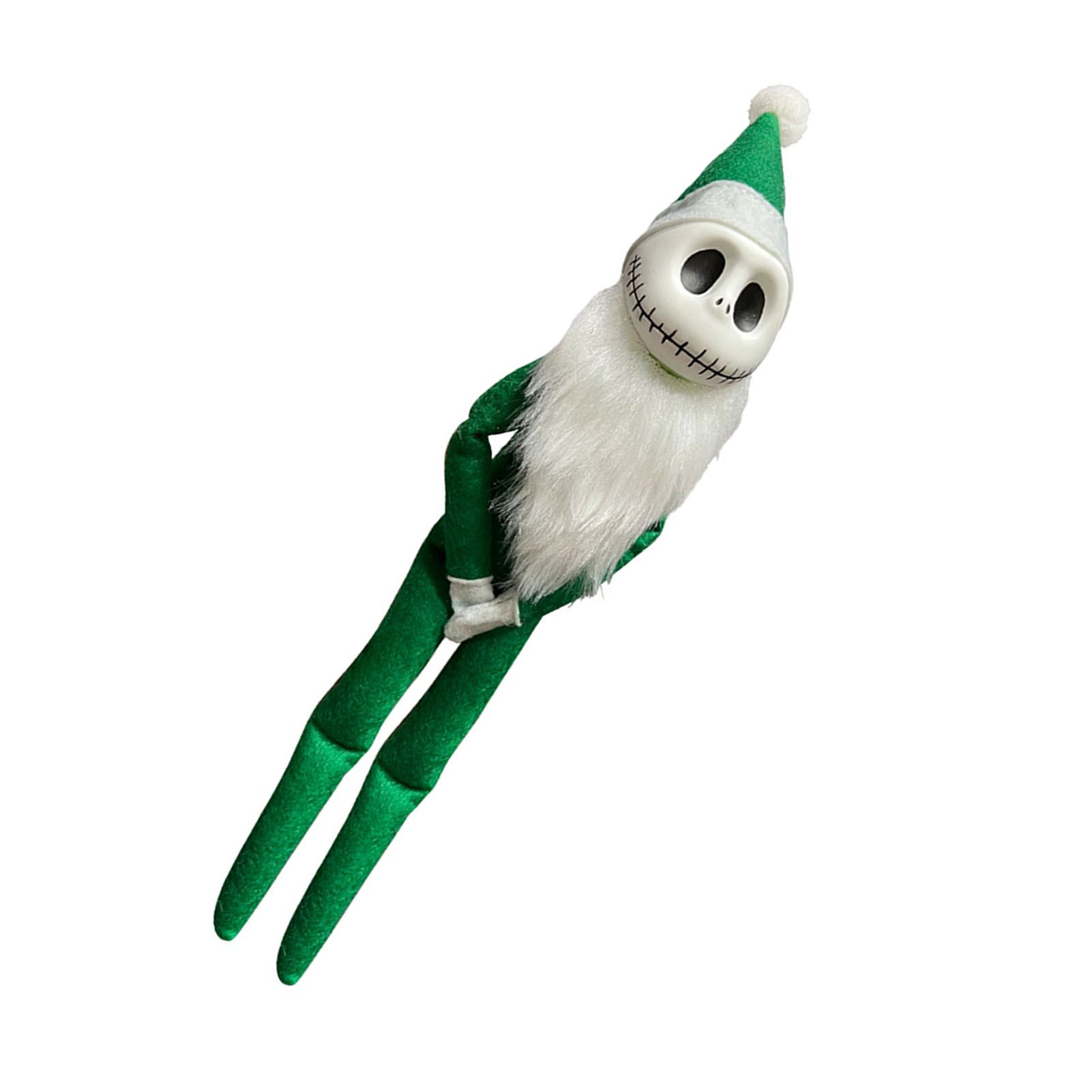 Xmas Skellington Plush Doll Cute Spooky Soft PVC Home Decor Lifelike Stuffed view 4