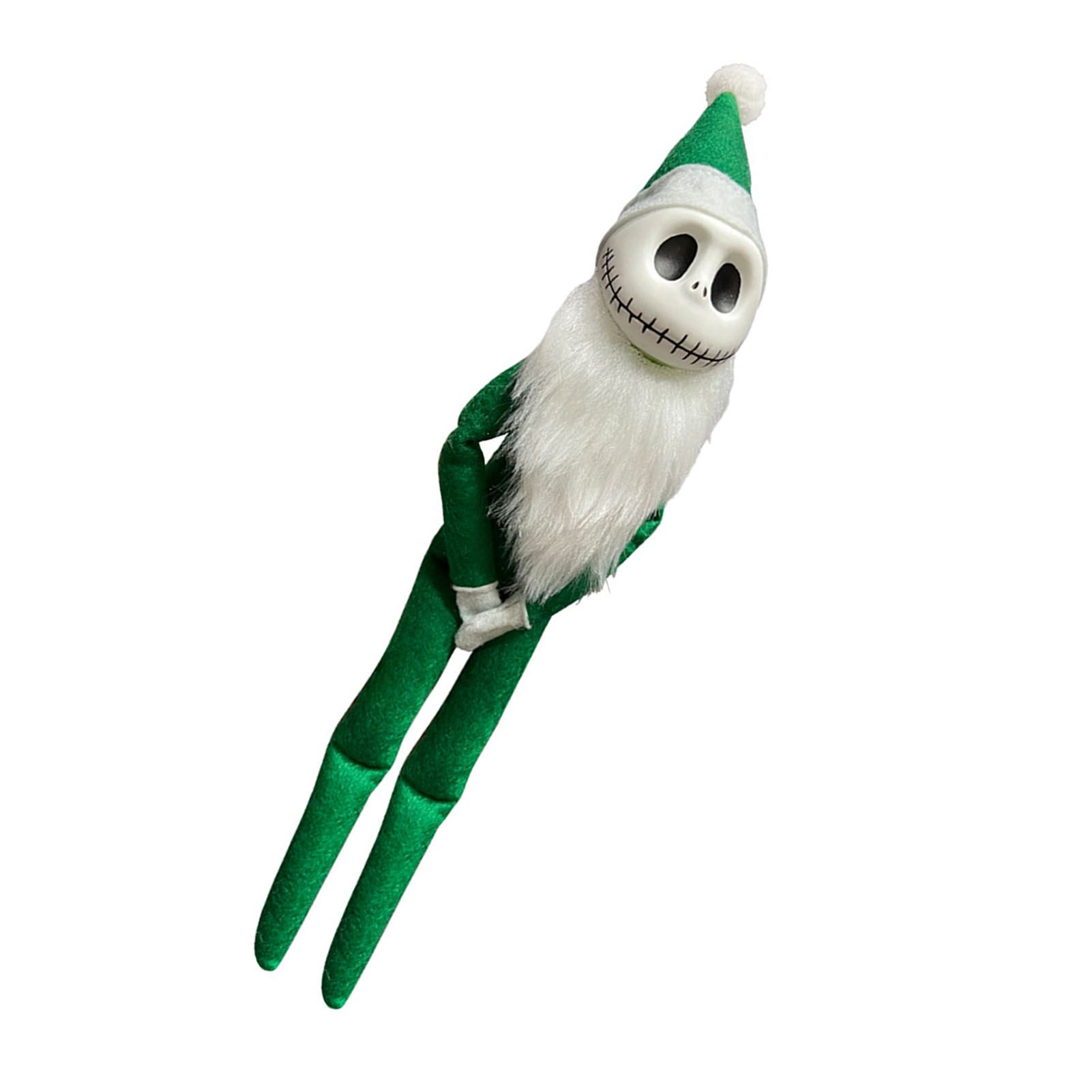 Xmas Skellington Plush Doll Cute Spooky Soft PVC Home Decor Lifelike Stuffed view 6
