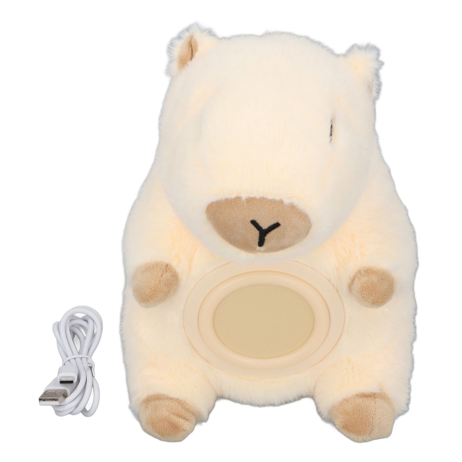 Alarm Clock with 4000K Warm Night Light Temperature Detect 2 Modes Quiet LED view 3