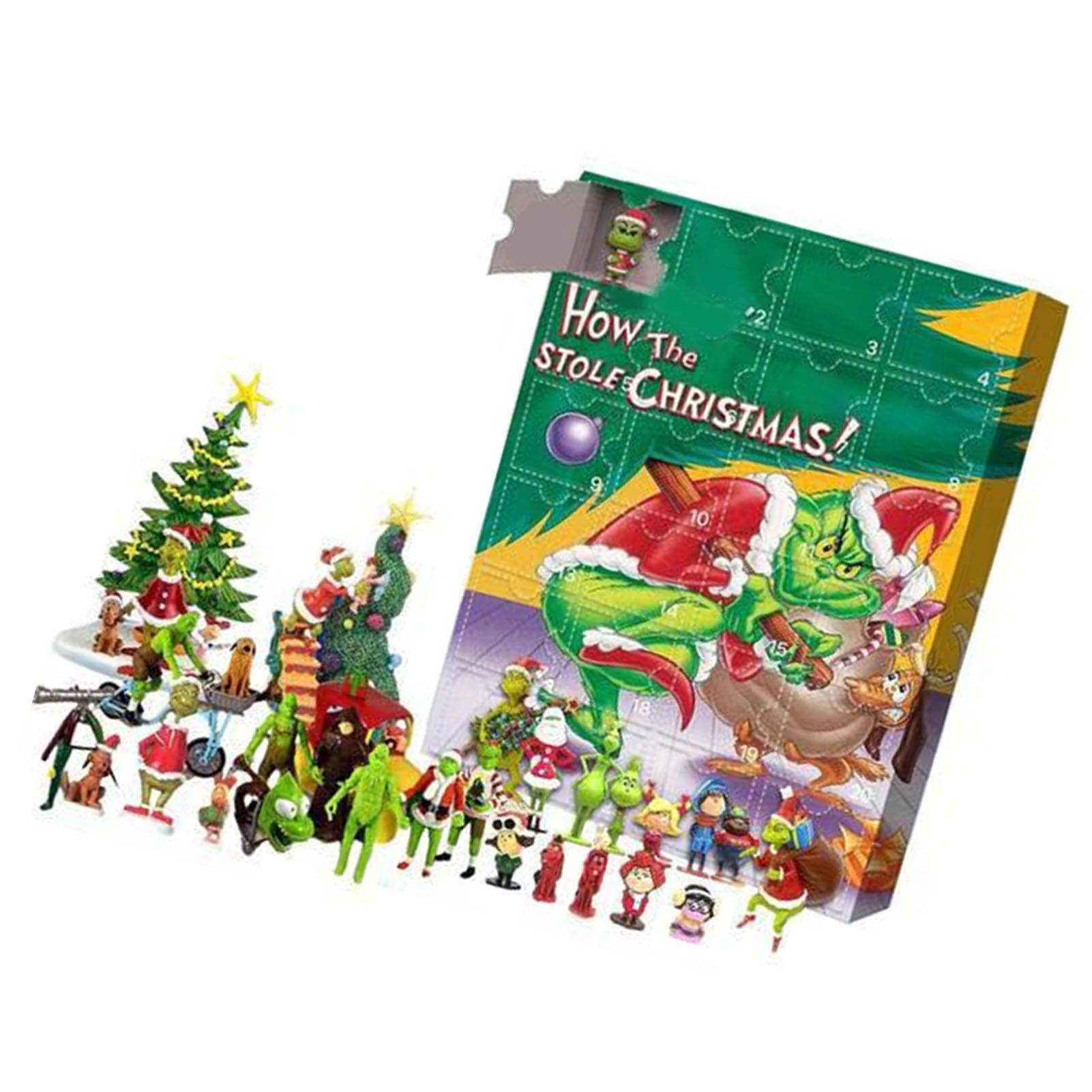 Advent Calendar Figures Cute Cartoon Countdown Calendar Blind Box for Kids view 6