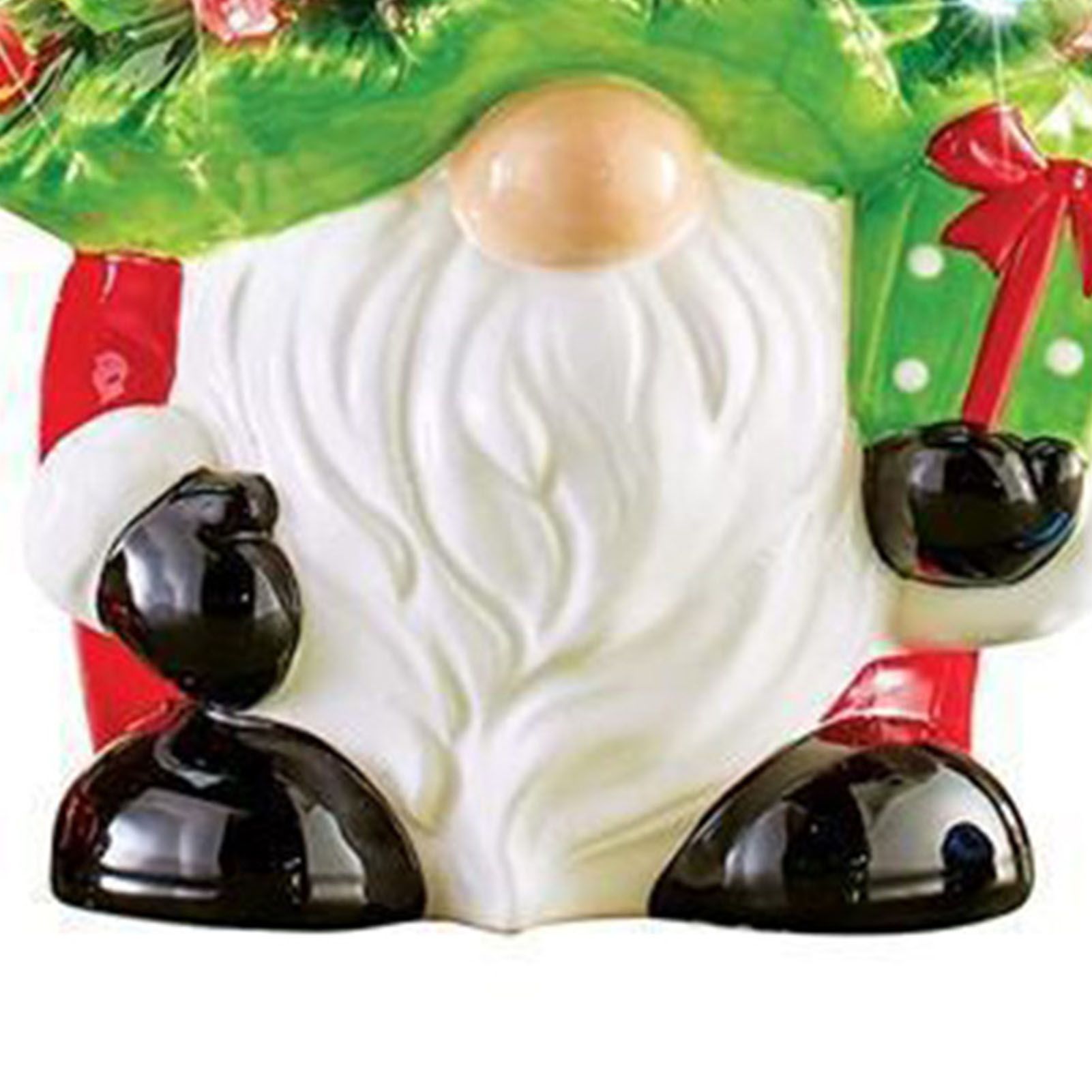 Dwarf Statue with Color Lights Battery Operated Resin Holiday Ornament for view 2