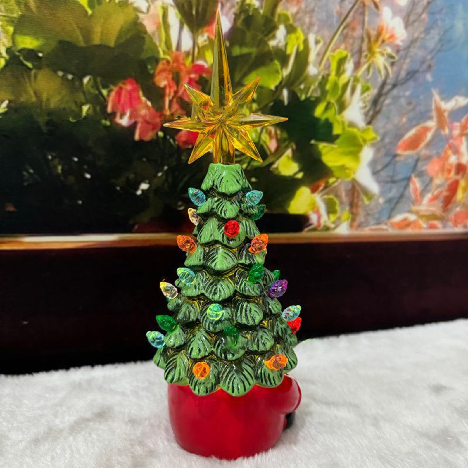 Dwarf Statue with Color Lights Battery Operated Resin Holiday Ornament for view 9