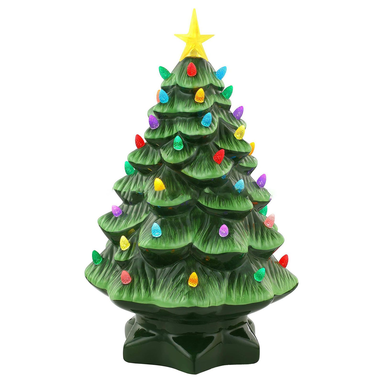 Xmas Tree Decoration Resin Exquisite Xmas Tree Figurine Statue Home Decor Gift view 2