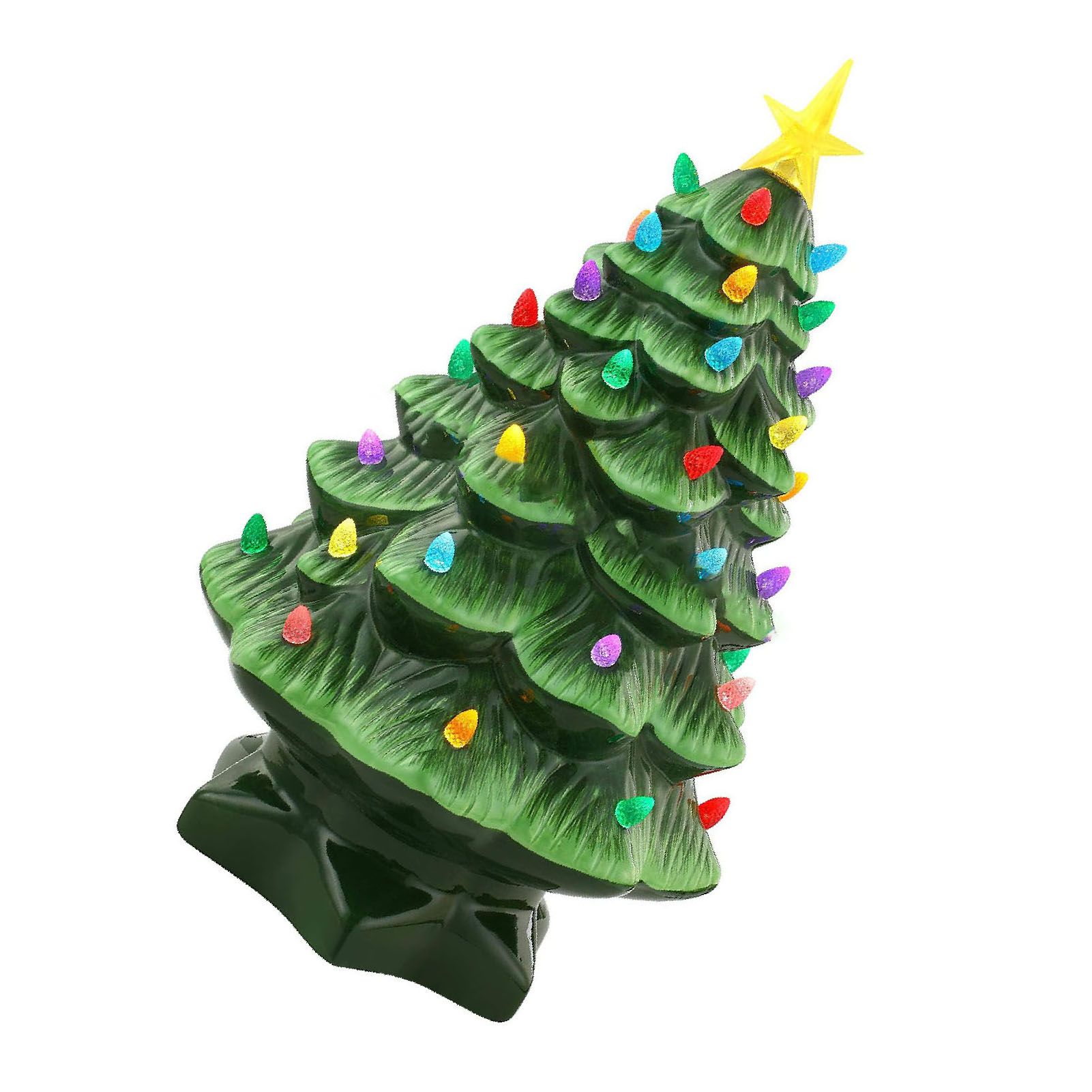 Xmas Tree Decoration Resin Exquisite Xmas Tree Figurine Statue Home Decor Gift view 5