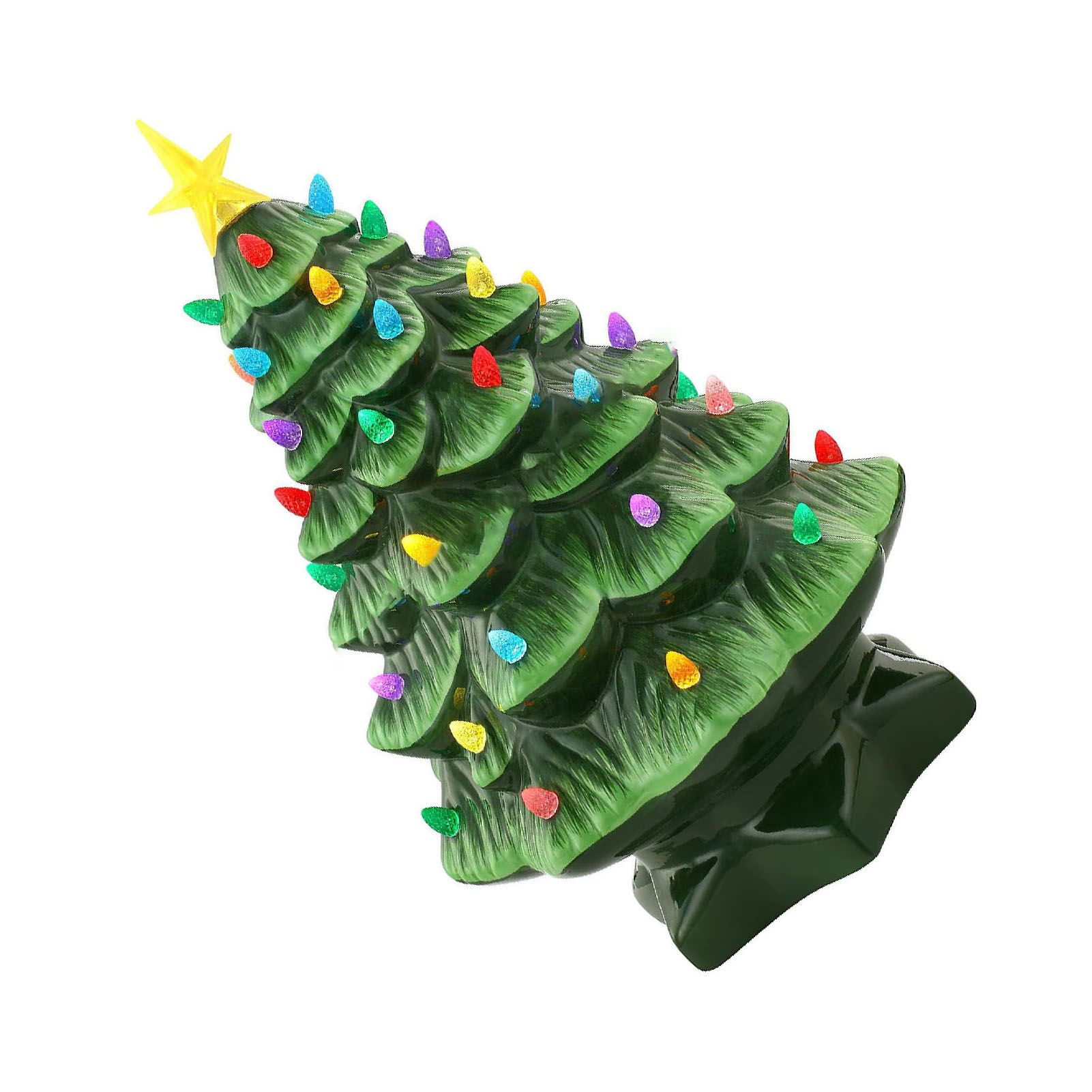 Xmas Tree Decoration Resin Exquisite Xmas Tree Figurine Statue Home Decor Gift view 6