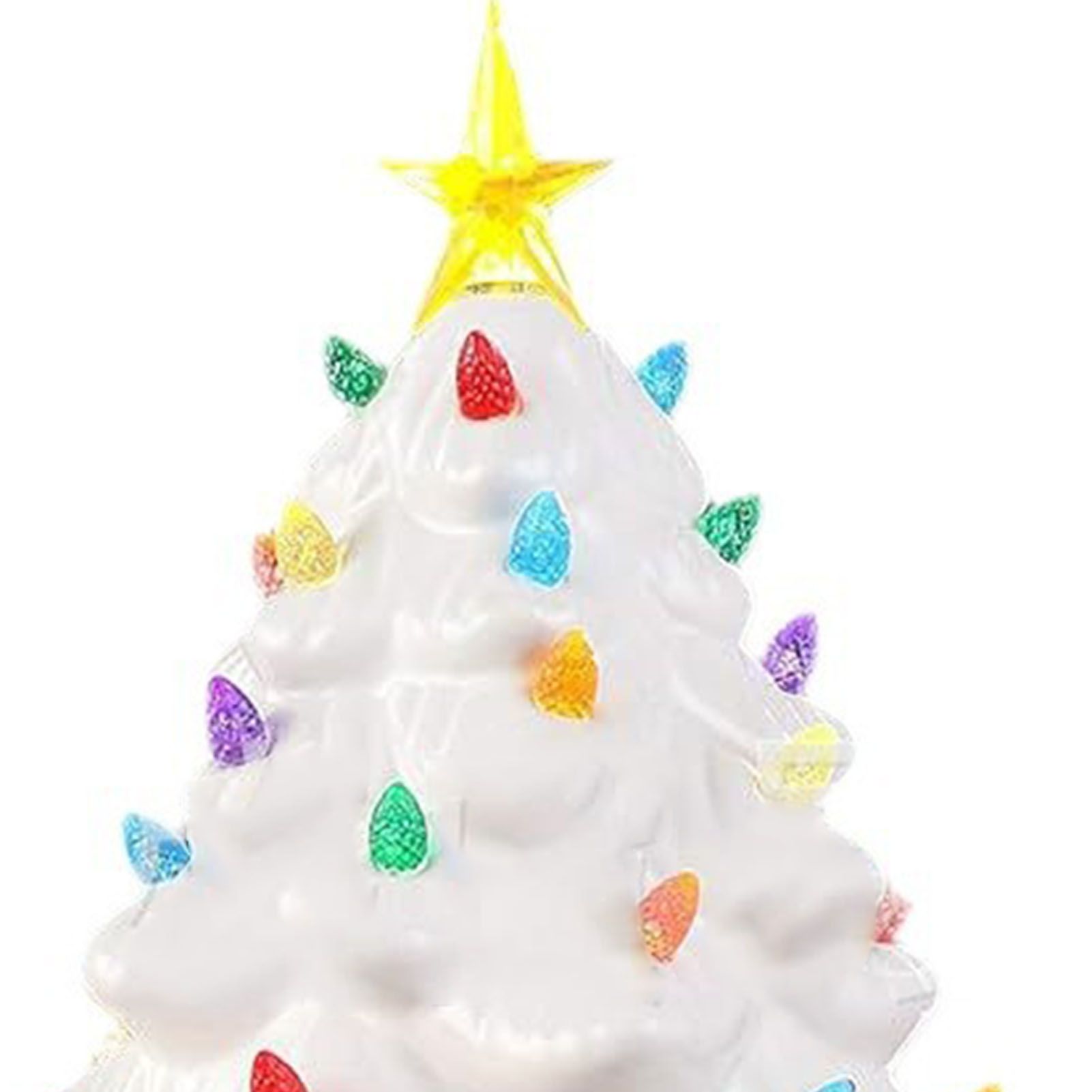 Resin Xmas Tree Exquisite Miniature Xmas Tree Figurines Holiday Decoration for view 7