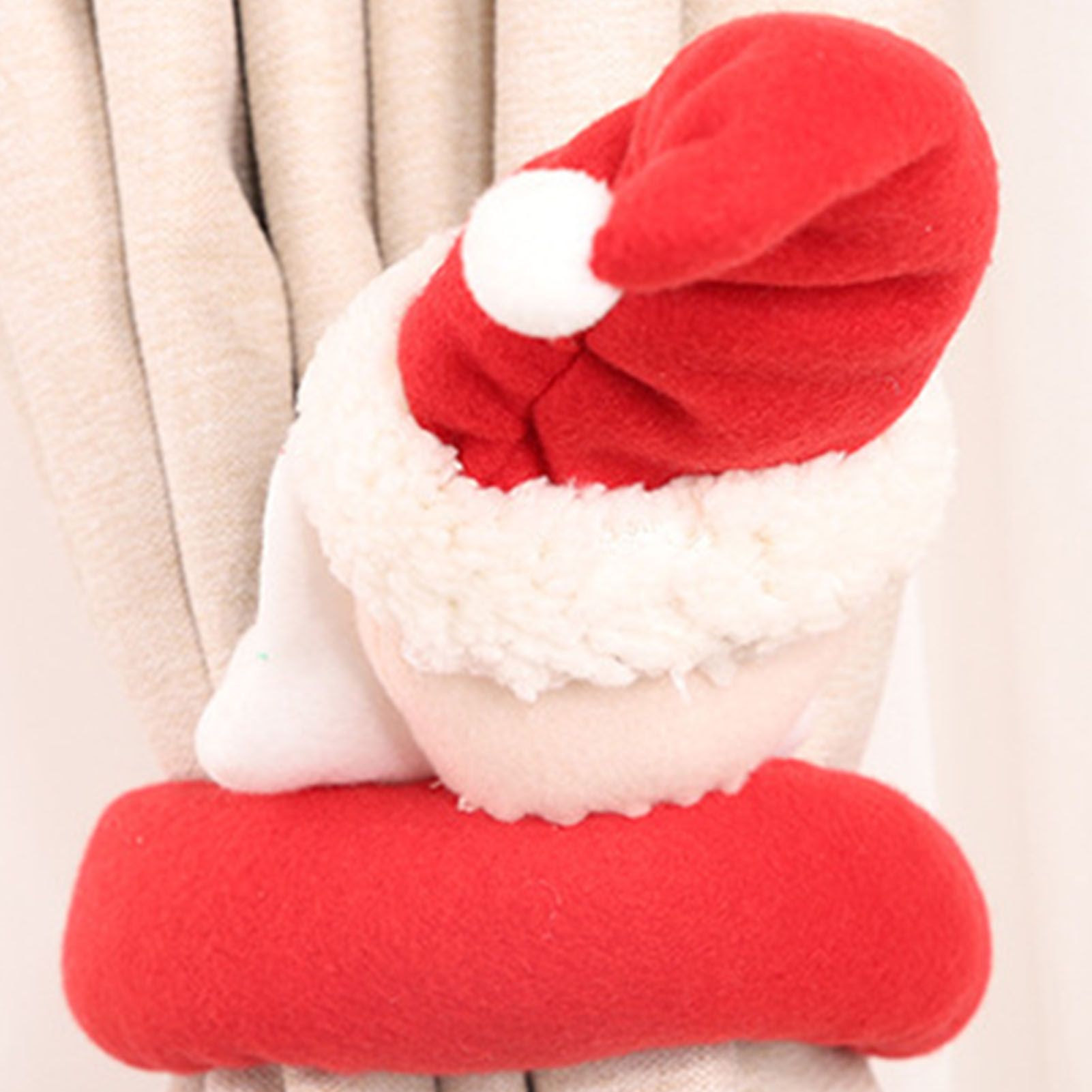 Cute Curtain Tiebacks Clip Decorative Cartoon Window Drapery Ties for Holiday view 5