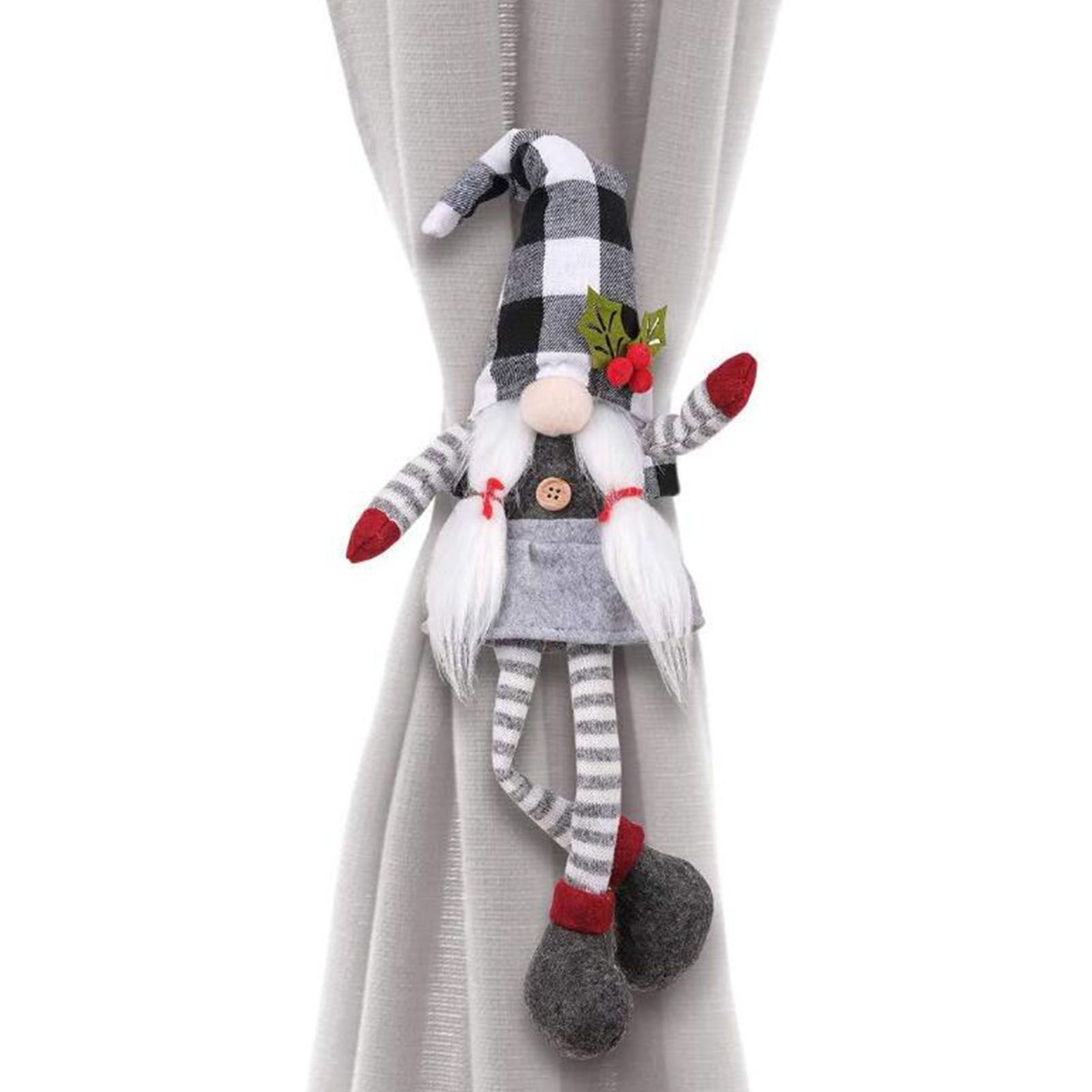 Xmas Curtain Tieback Decoration Cute Doll Buckle Holder Polyester Fiber view 8