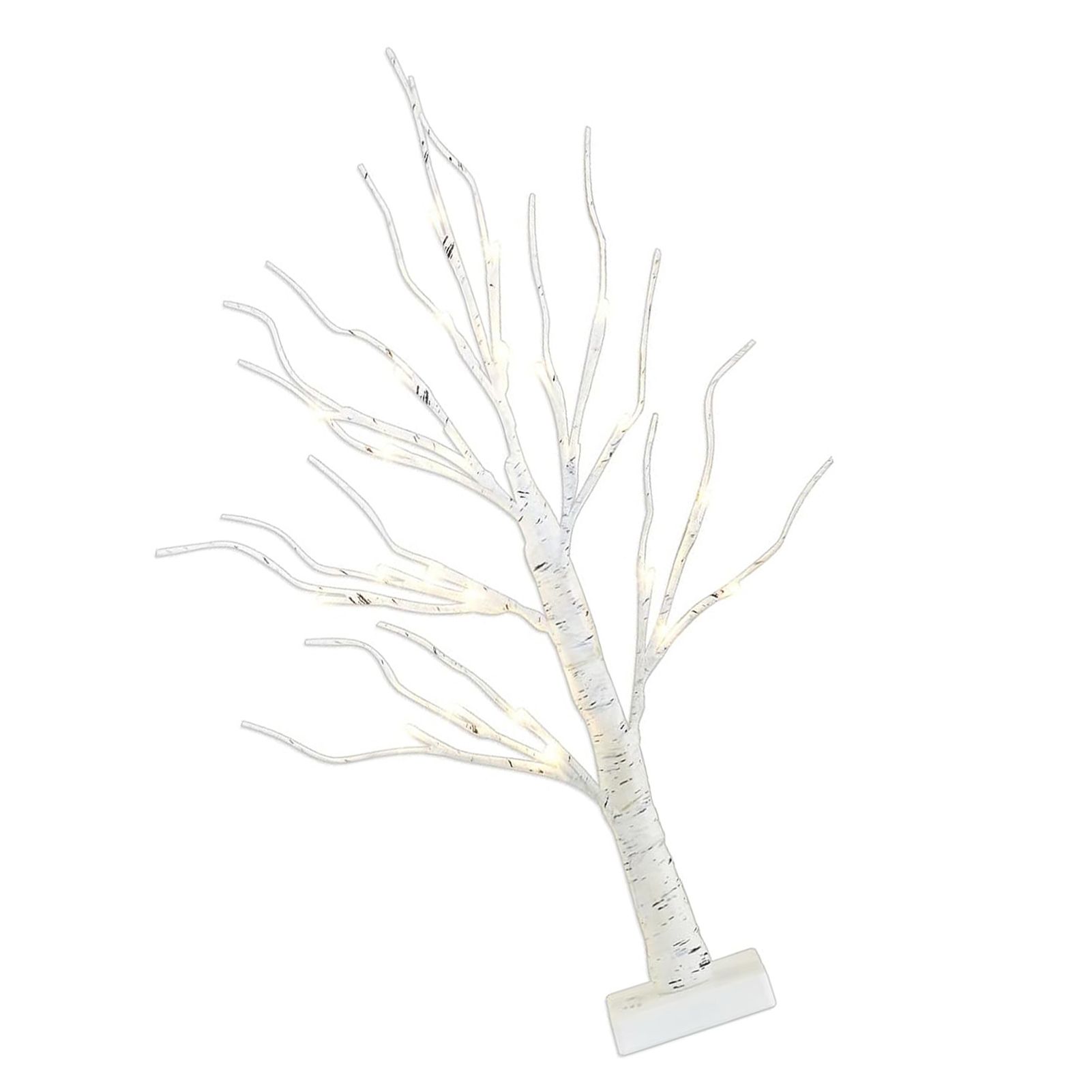 Artificial Birch Tree with LED Lights Tabletop Centerpiece Multipurpose Light view 4