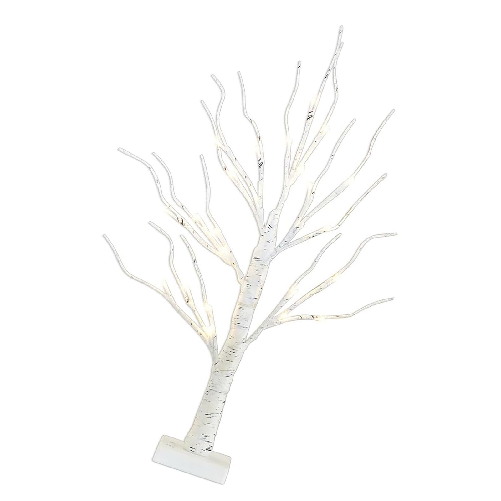 Artificial Birch Tree with LED Lights Tabletop Centerpiece Multipurpose Light view 6