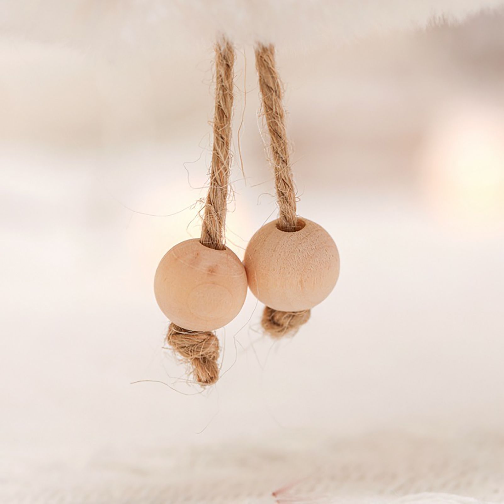 3pcs Doll Pendants White Roseate Grey Lovely Hanging Doll Ornament For Xmas view 7