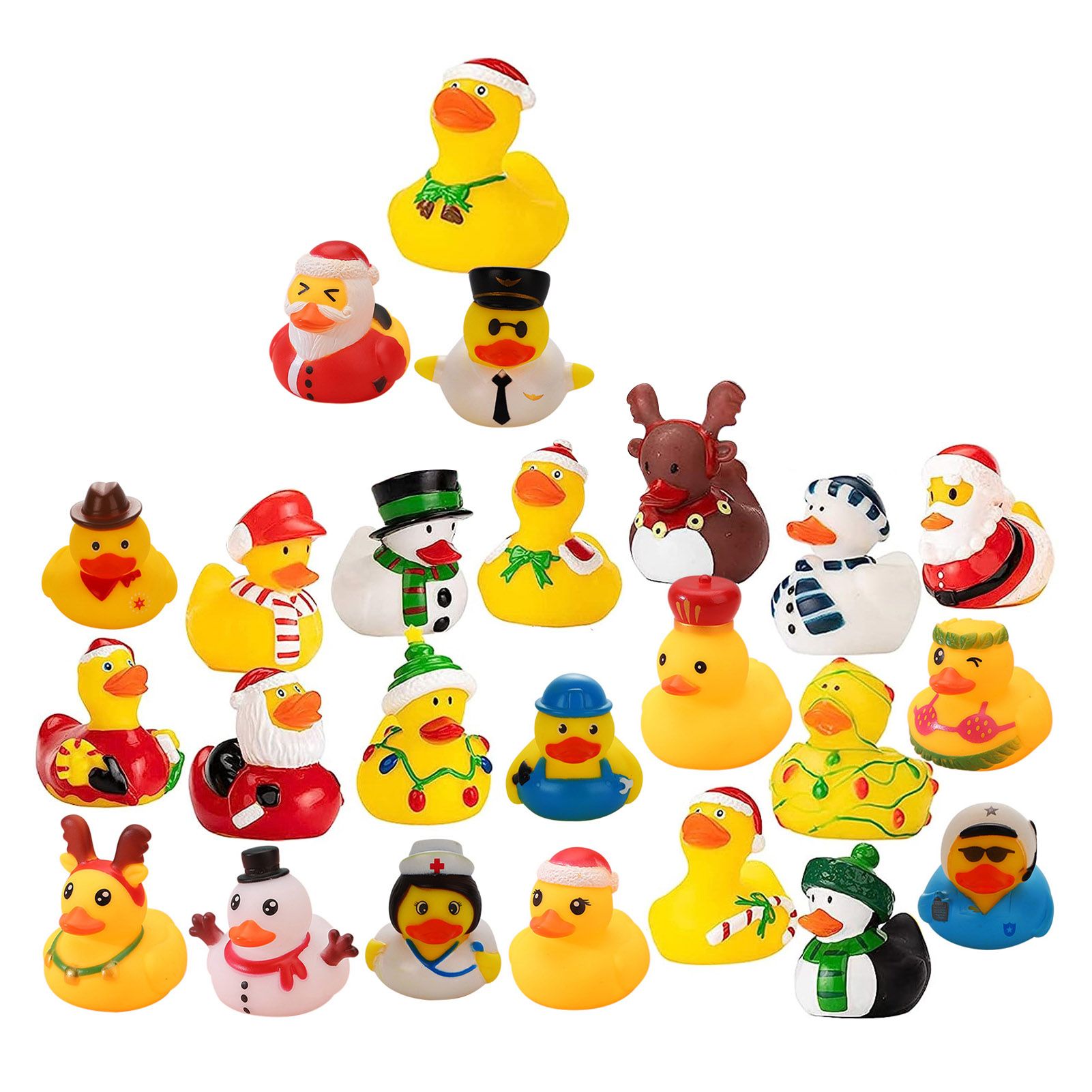 Xmas 24 Days Advent Calendar 24 Fun Ducks for Boys Girls Kids Toddlers Xmas — image 1