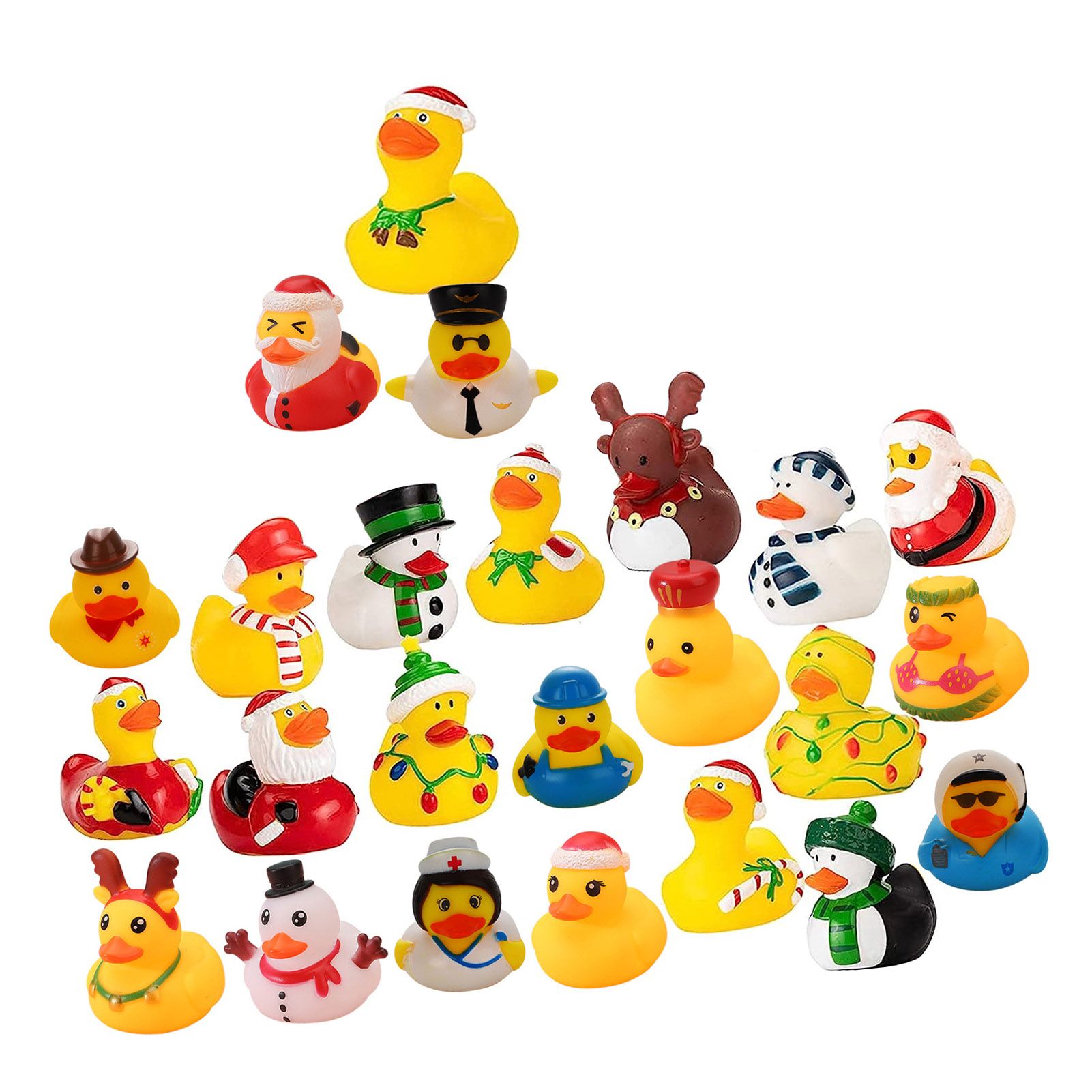 Xmas 24 Days Advent Calendar 24 Fun Ducks for Boys Girls Kids Toddlers Xmas view 4