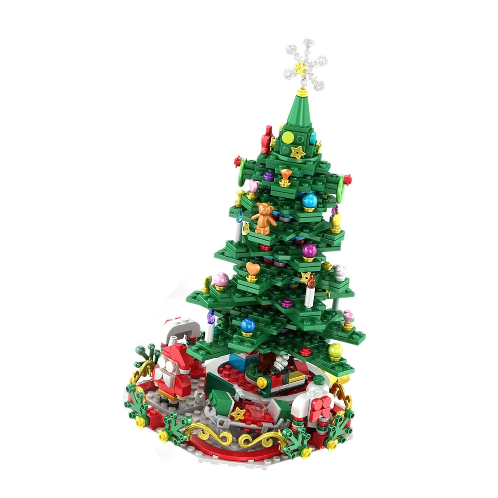 24 in 1 Xmas Tree Blind Box with String Light Holiday Theme Building Blocks view 4