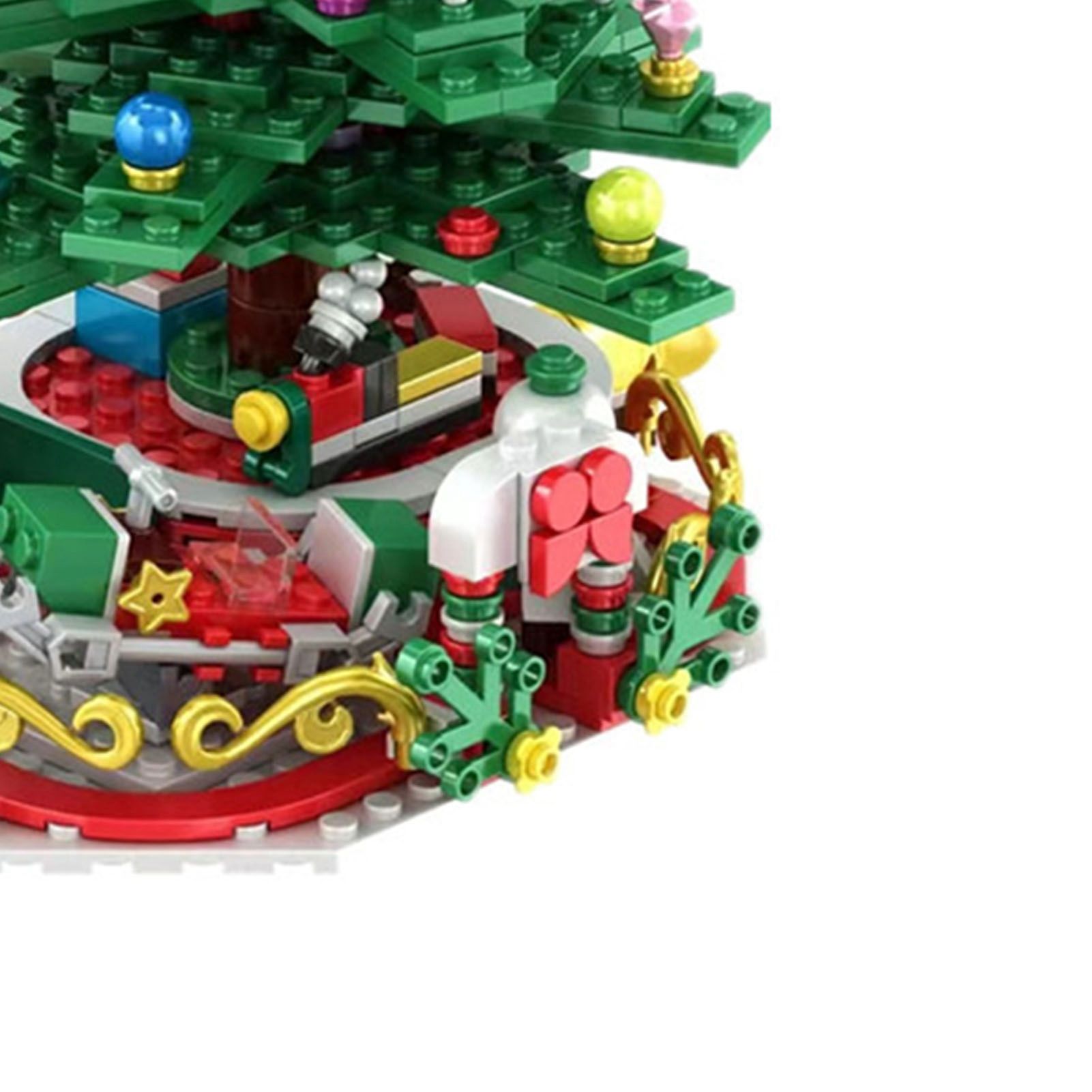 24 in 1 Xmas Tree Blind Box with String Light Holiday Theme Building Blocks view 5