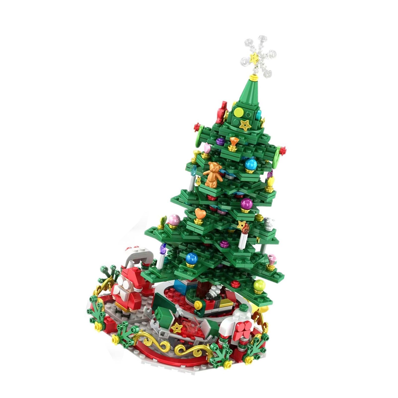 24 in 1 Xmas Tree Blind Box with String Light Holiday Theme Building Blocks view 8