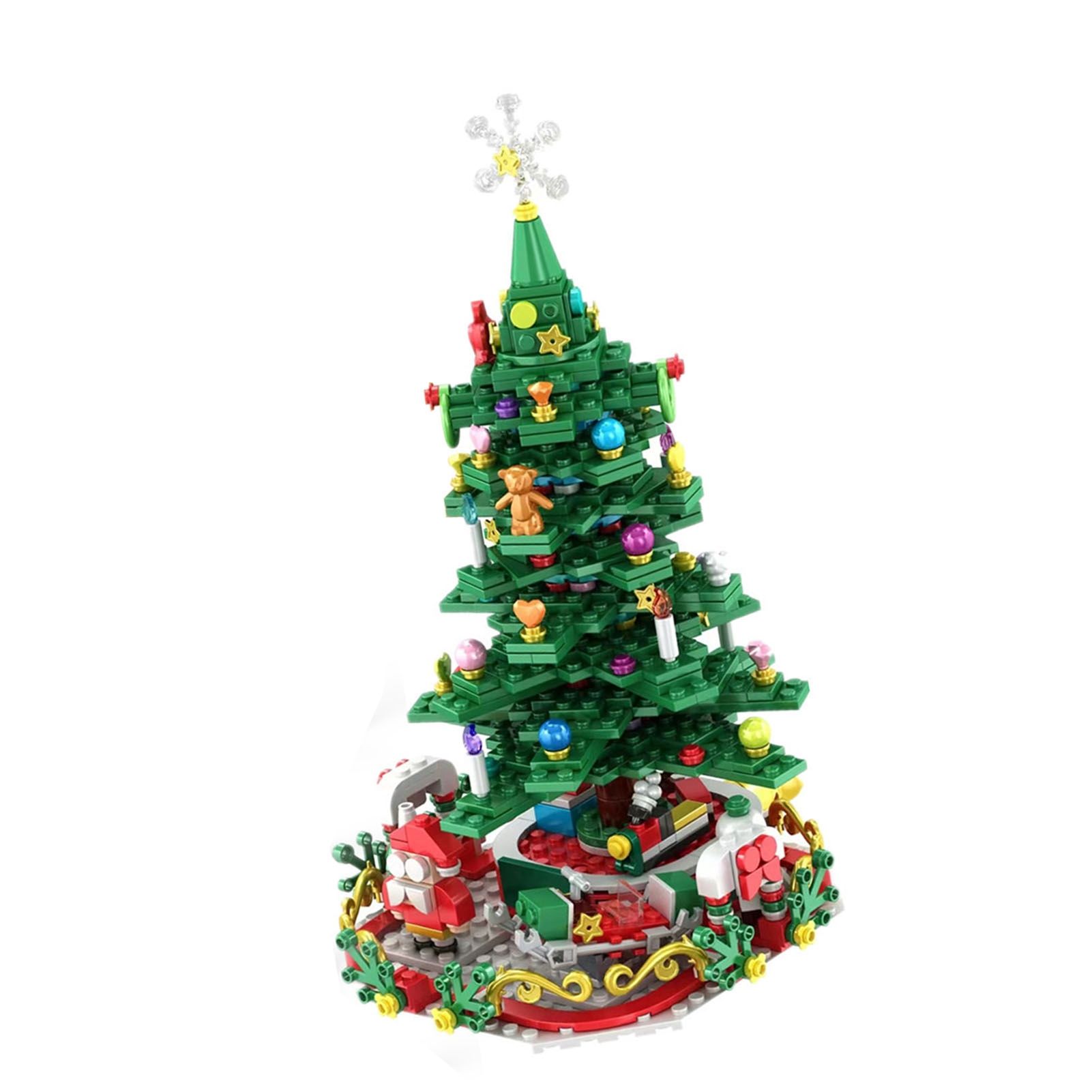 24 in 1 Xmas Tree Blind Box with String Light Holiday Theme Building Blocks view 9