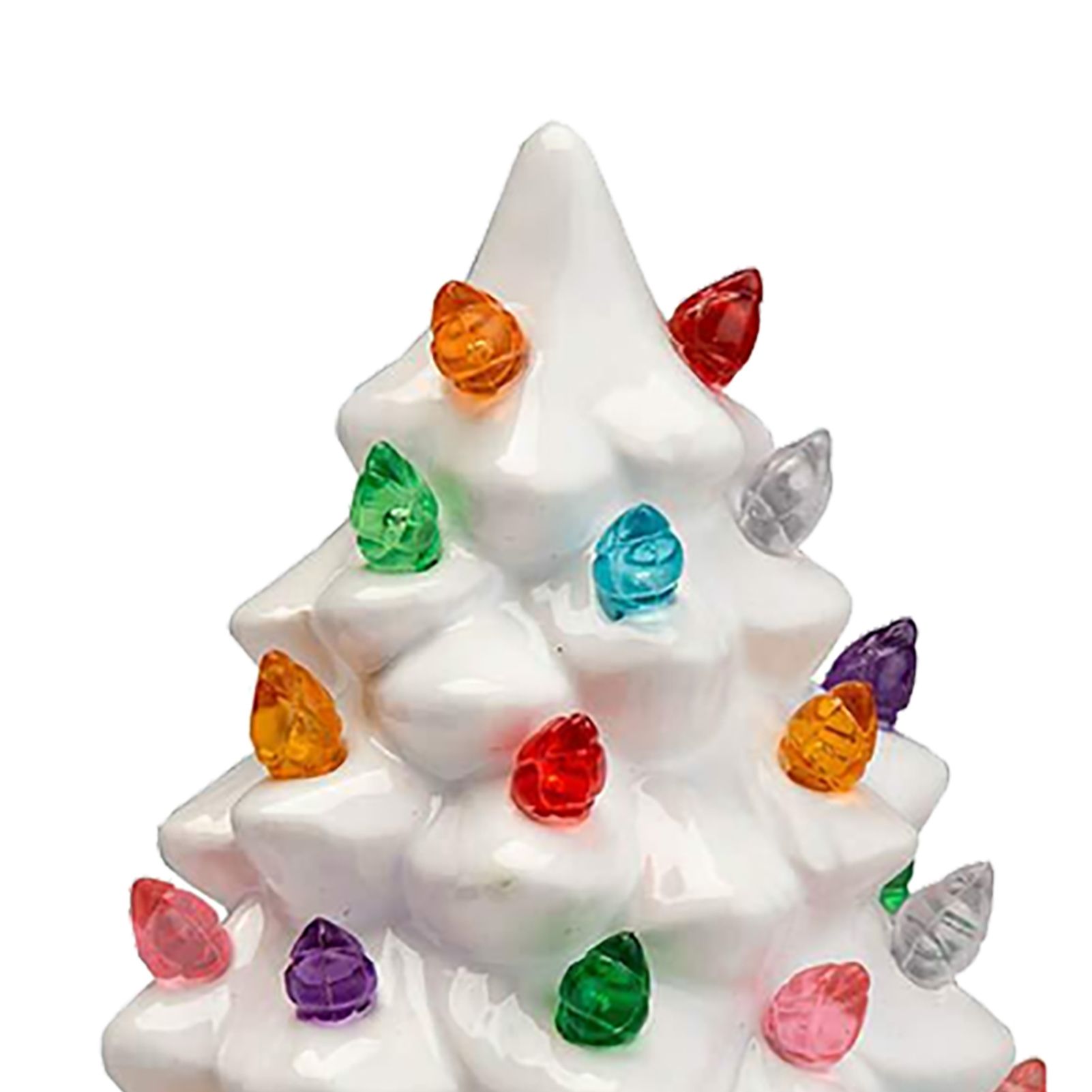 Xmas Tree Night Light Ceramic Decorative Plug in Tree Nightlight Xmas Decor view 5