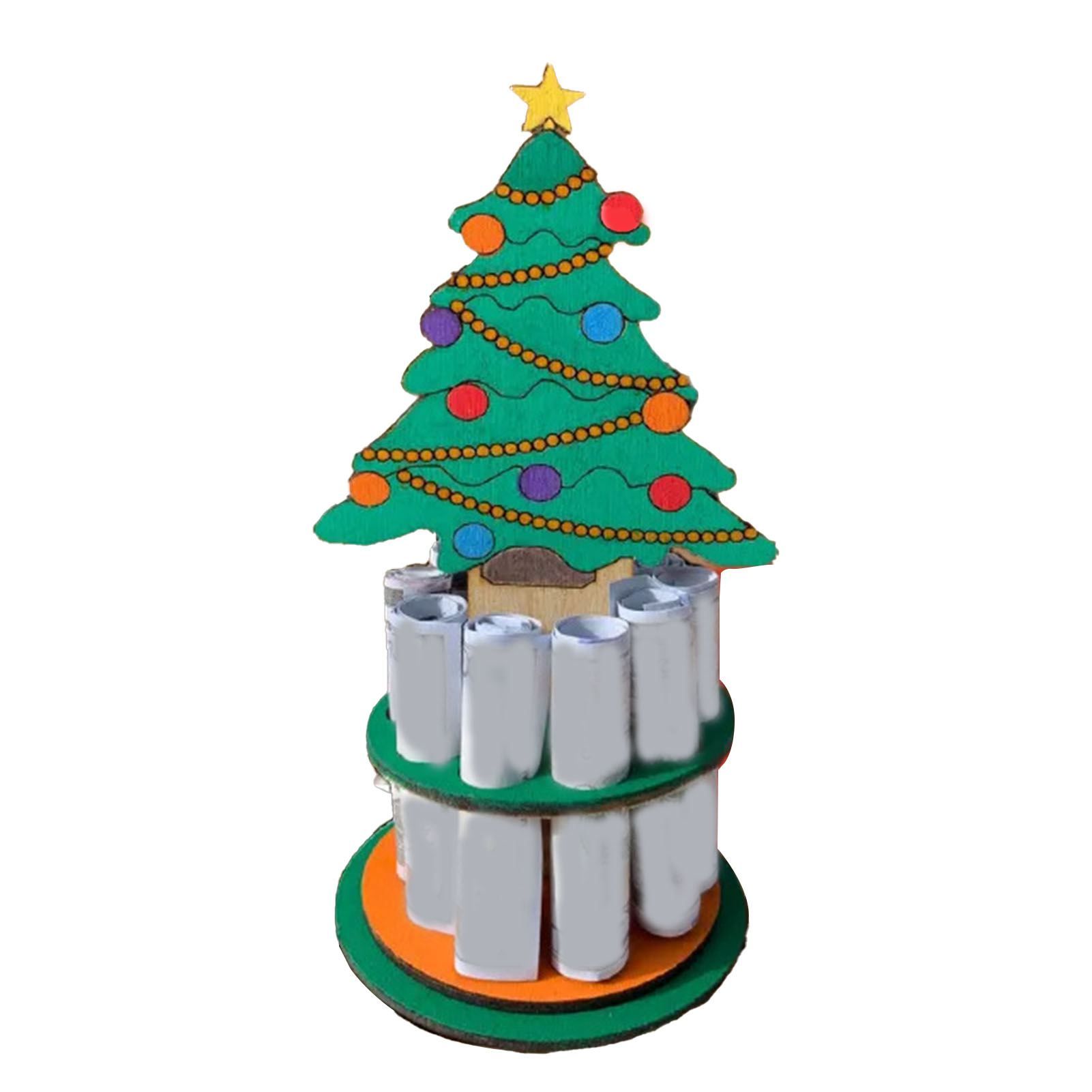Xmas Money Holder Festive Interesting Wooden Cash Holder Ornament for Holiday view 3
